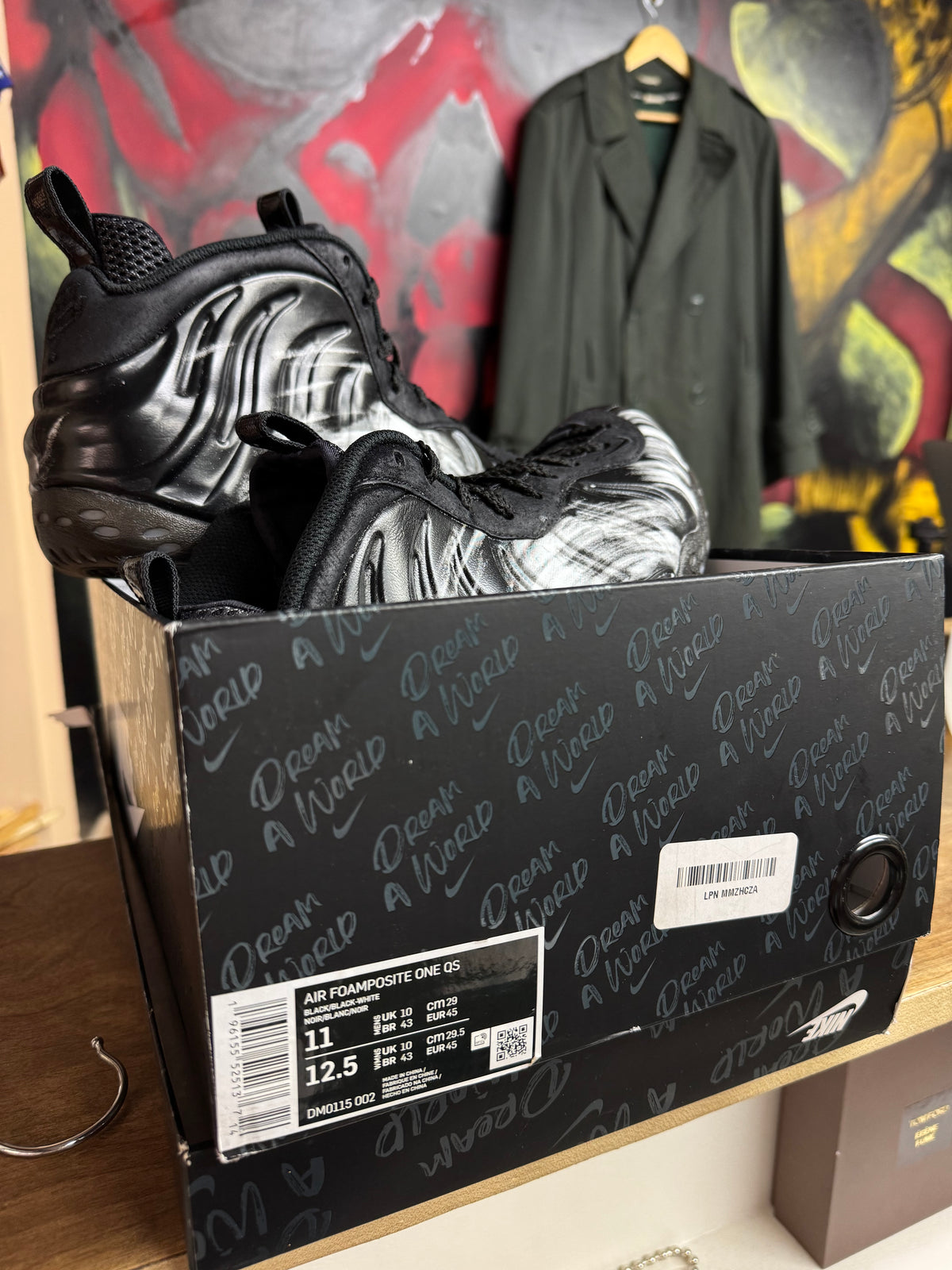 NIKE AIR FOAMPOSITE DREAM A WORLD BLACK (11)