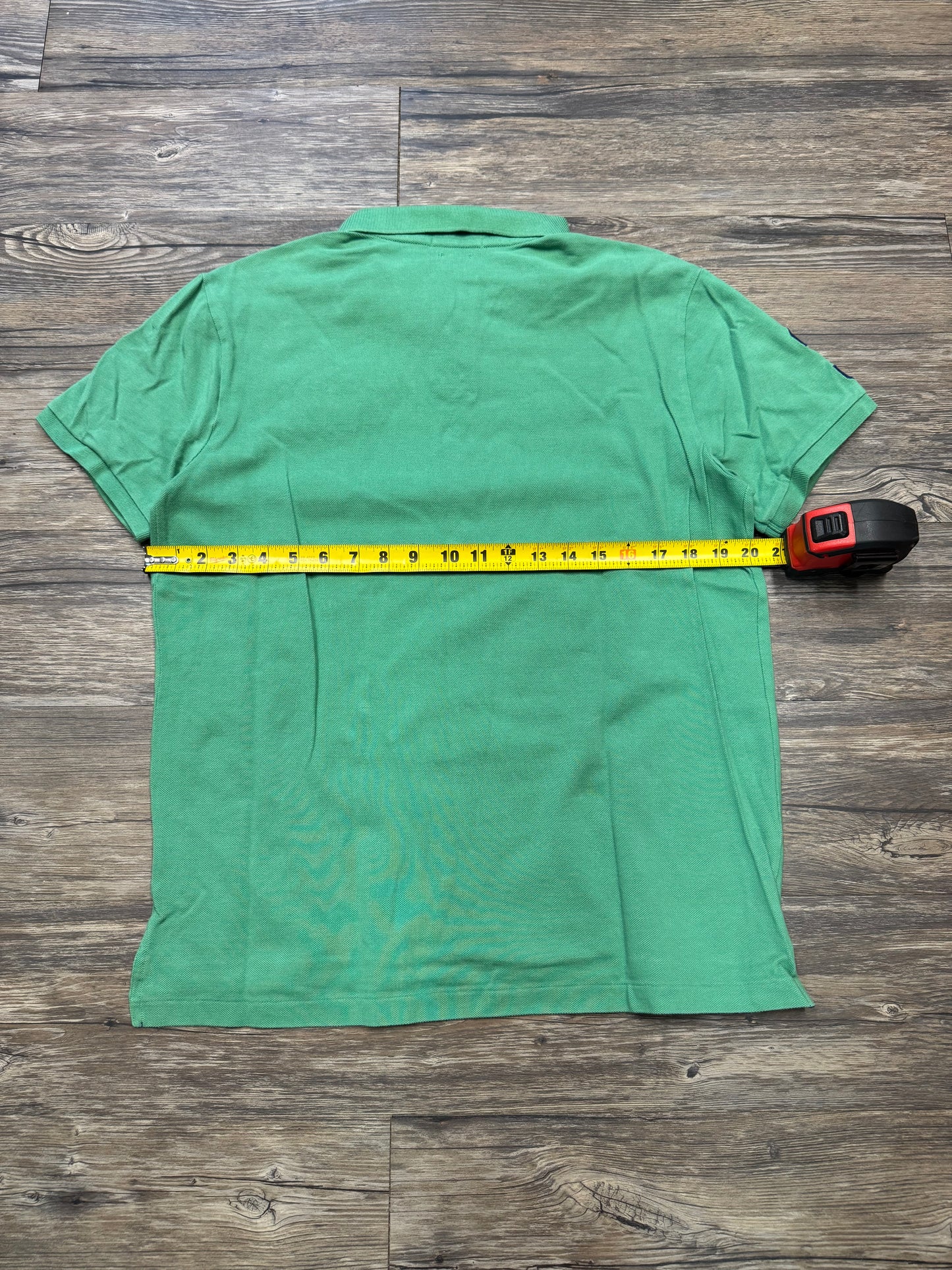 POLO RALPH LAUREN SLIMFIT STAMPEDE TRIPLE PONY SHIRT (L)
