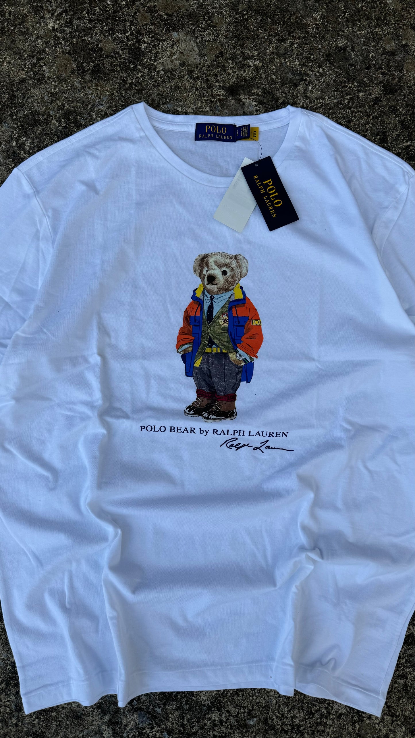 POLO RALPH LAUREN POLO BEAR TEE (L)