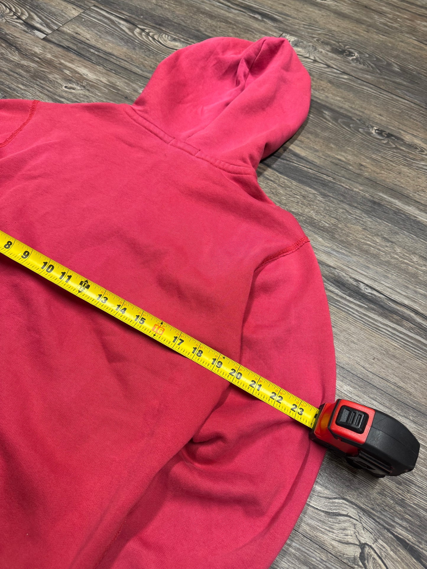 POLO RALPH LAUREN ‘SALMON’ ZIP UP HOODED SWEATSHIRT (M)