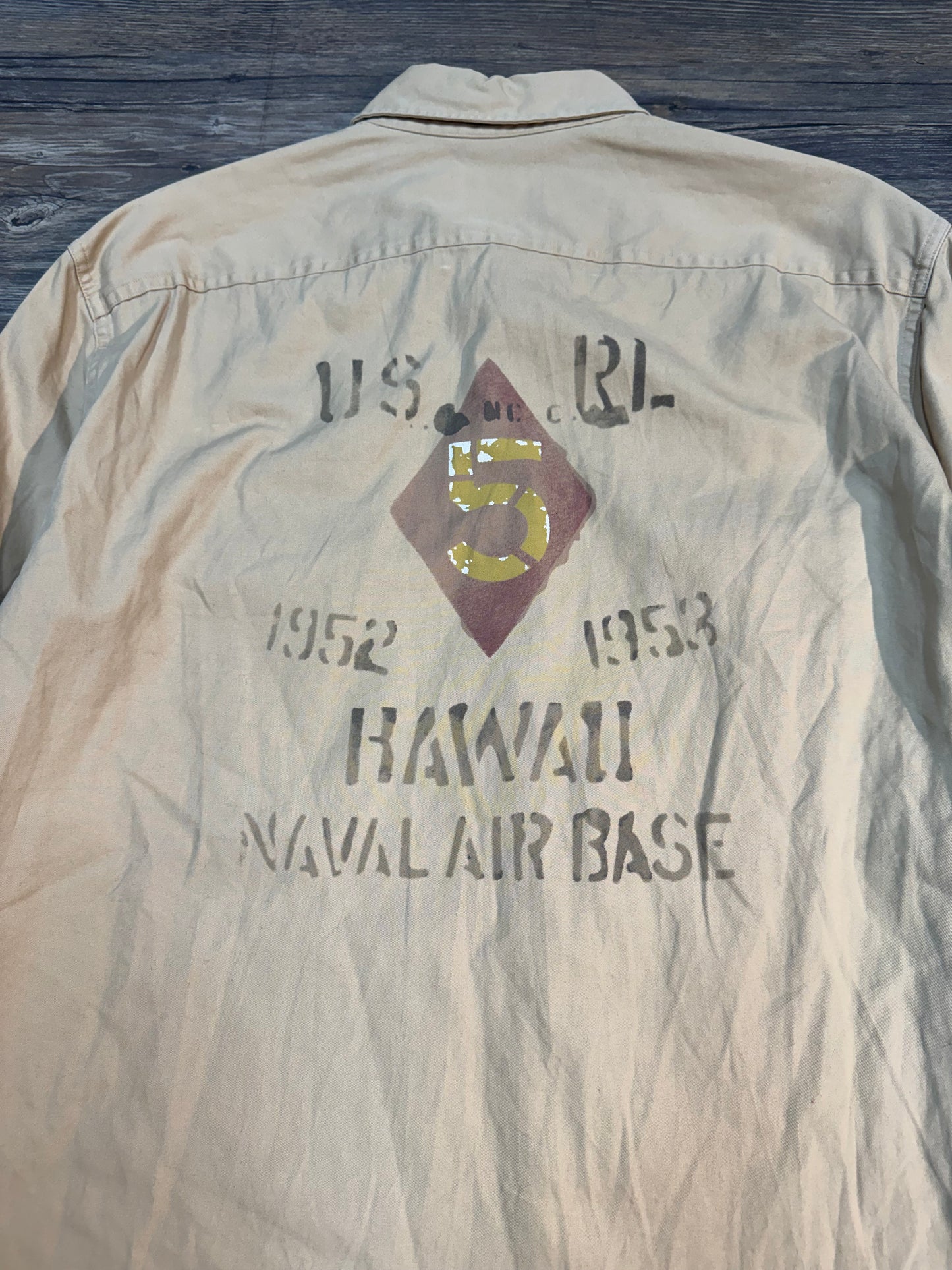 POLO RALPH LAUREN HAWAII AIRBASE SHIRT (L)