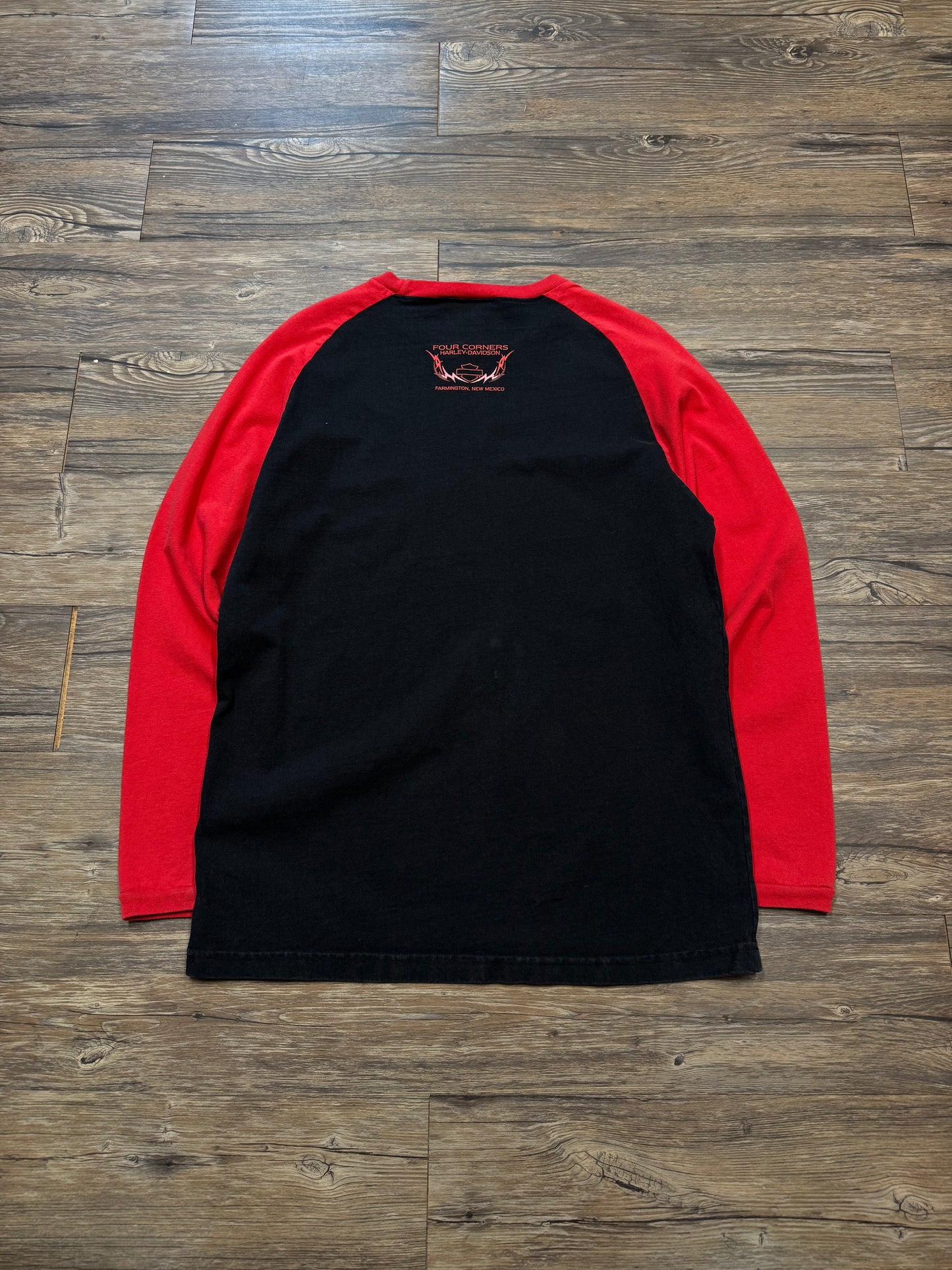 VINTAGE HARLEY DAVIDSON 2005 BASEBALL SHIRT (L)