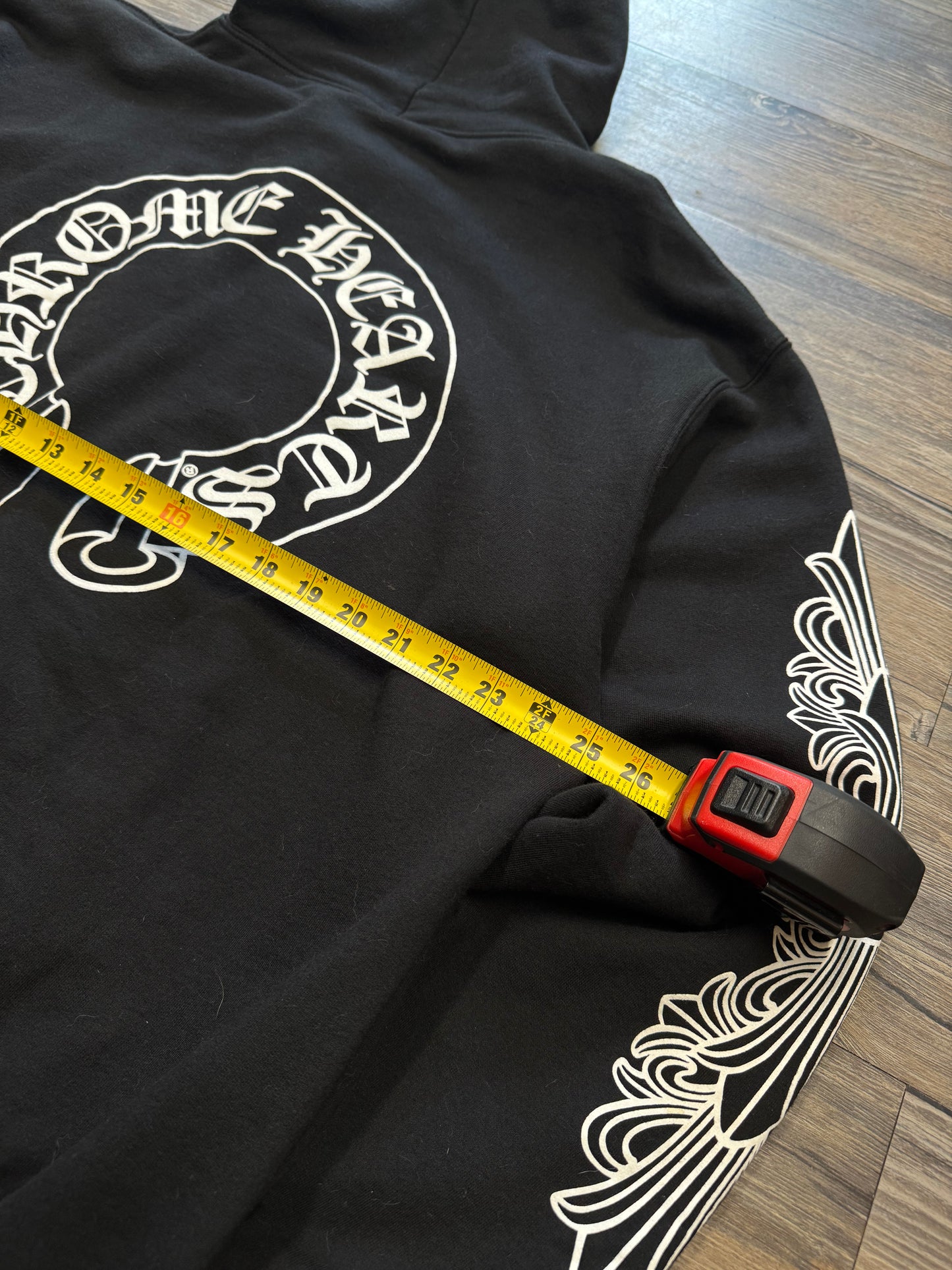 CHROME HEARTS HORSESHOE ZIP-UP HOODIE (L)