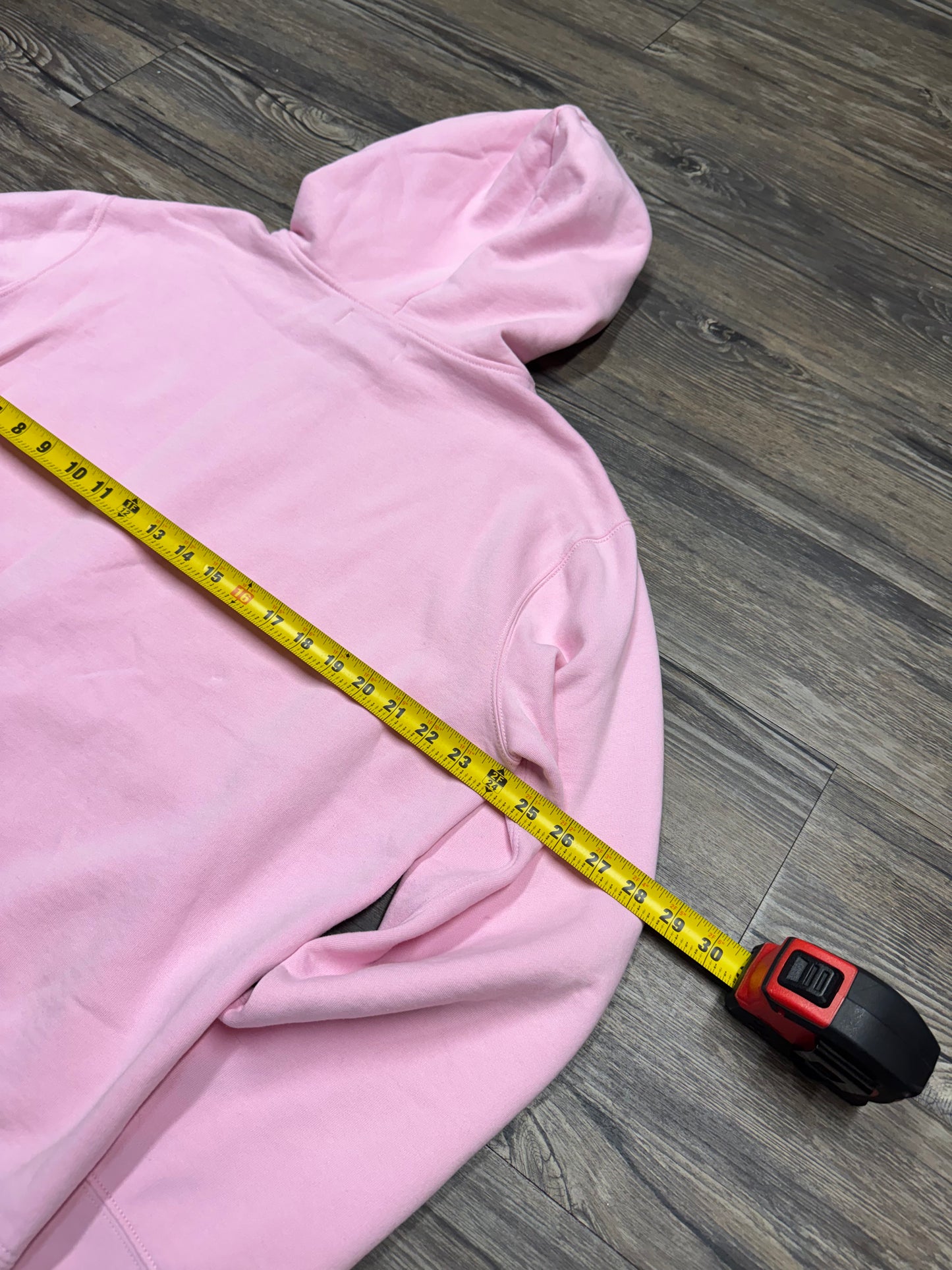POLO RALPH LAUREN ‘BABY PINK’ ZIP UP HOODED SWEATSHIRT (XL)