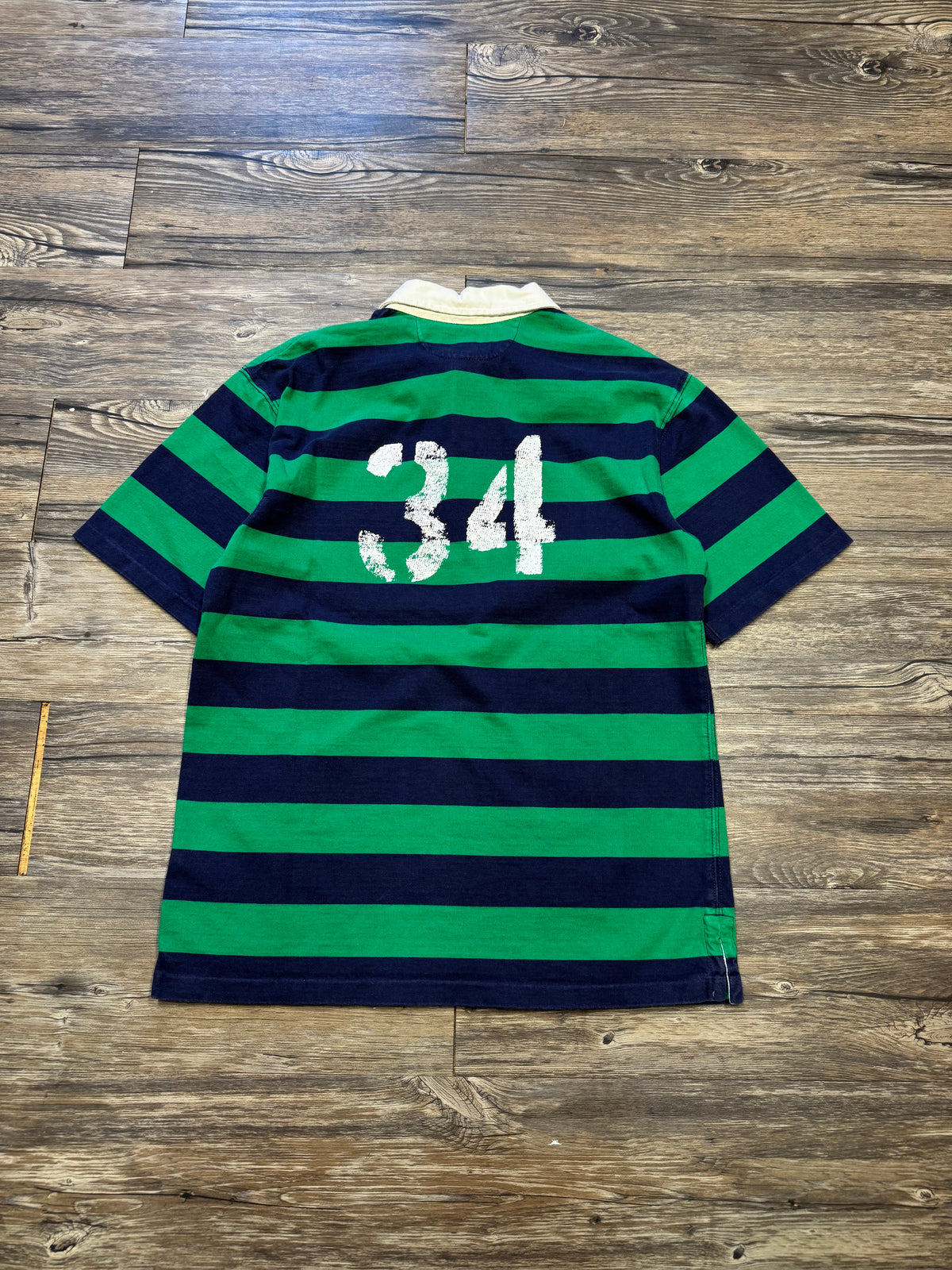 POLO RALPH LAUREN STRIPED GUIDE POLO (M)