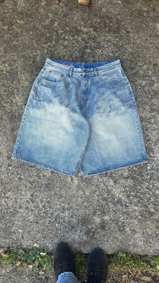 HMDD RASPBERRY DENIM SHORTS (XL)