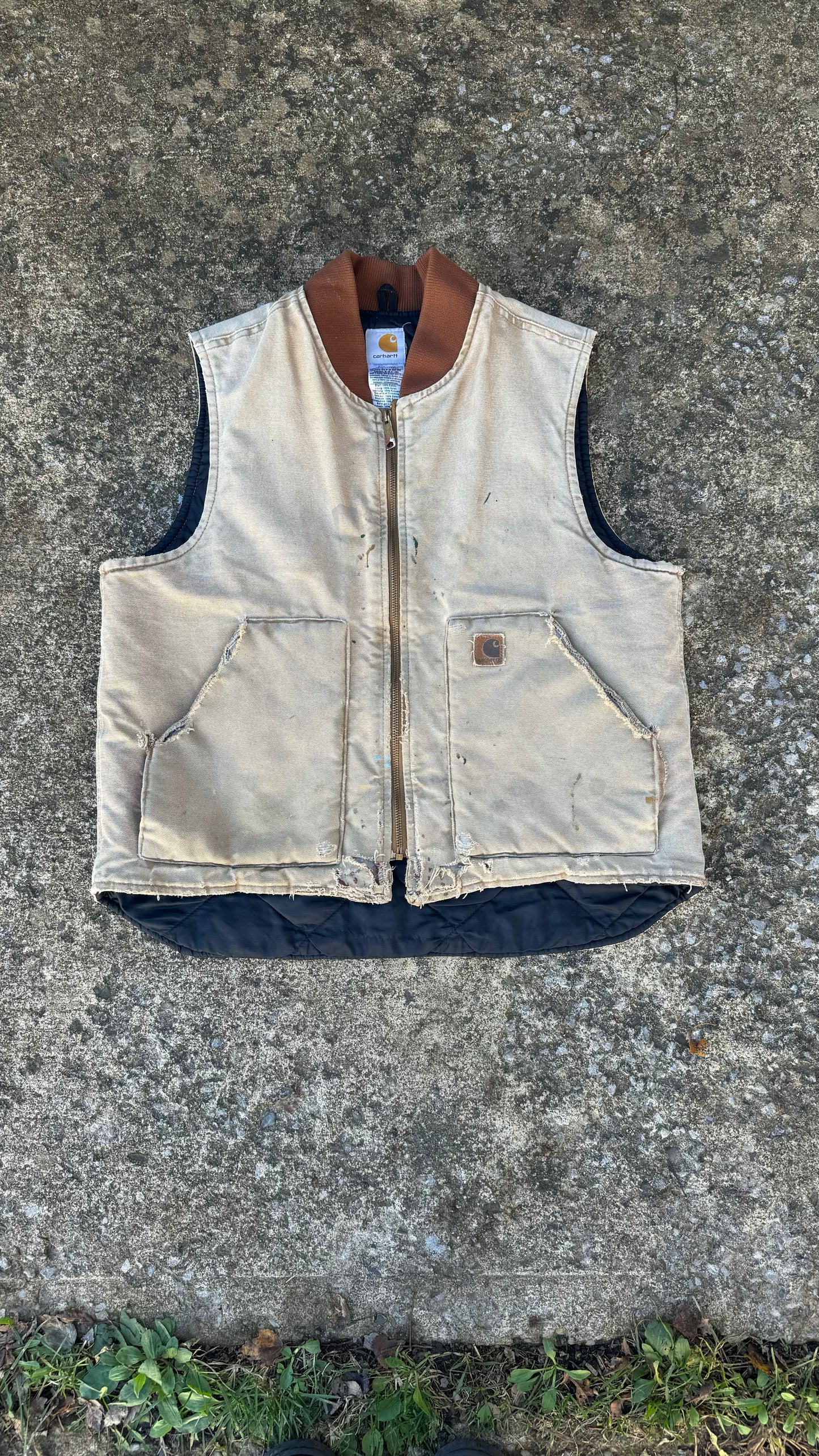 CARHARTT DISTRESSED VEST (M)
