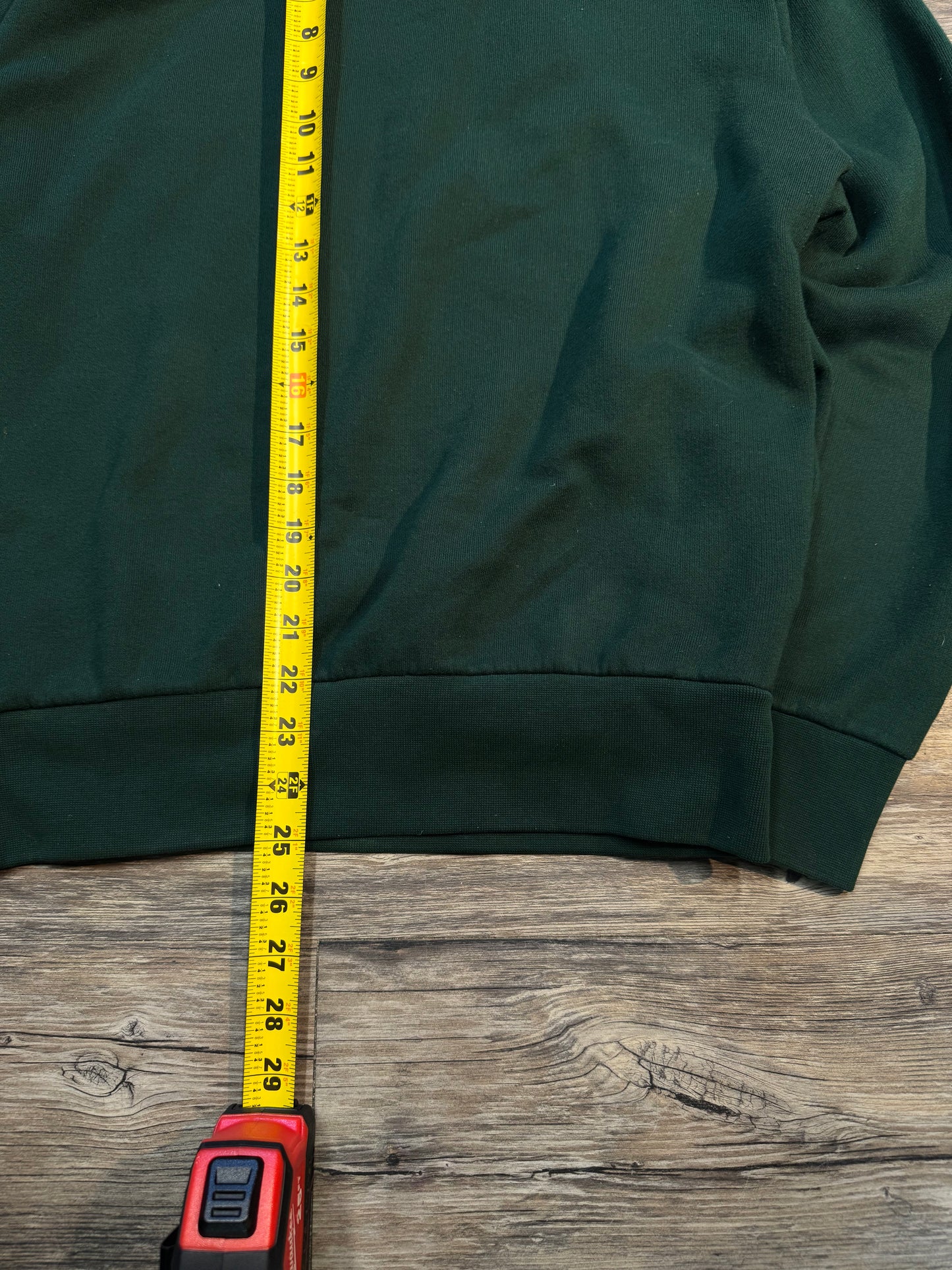 POLO RALPH LAUREN GREEN SPELLOUT HOODIE (S)