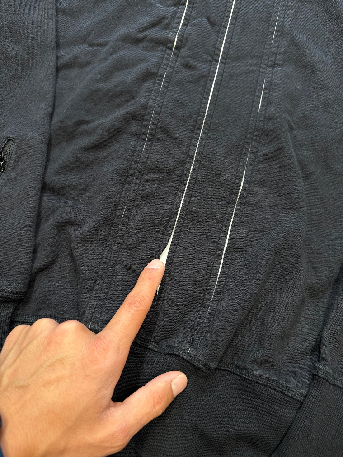 ADIDAS Y-3 KNIT ZIPPER SWEATER (L)