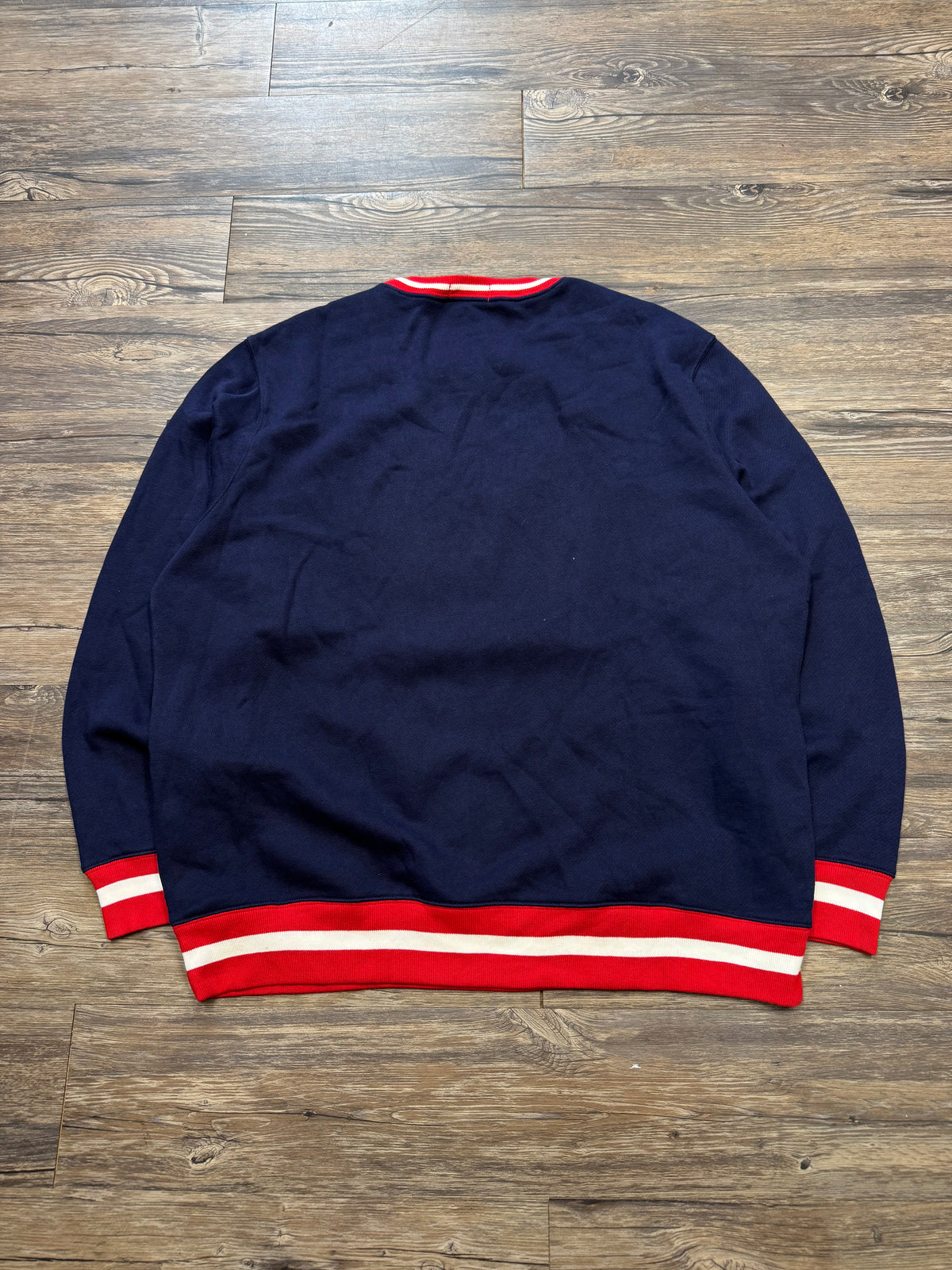 POLO RALPH LAUREN STRIPES CREST CREWNECK (XXL)