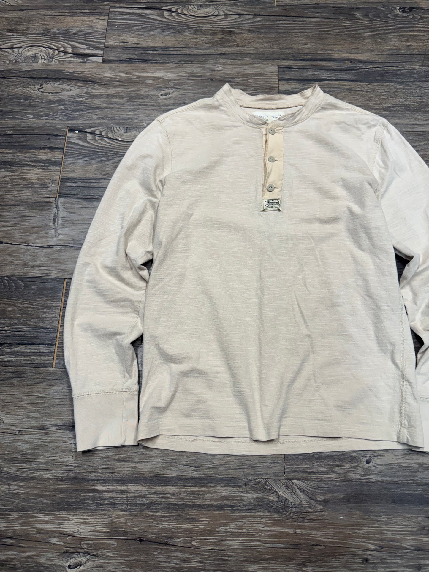 DENIM & SUPPLY RALPH LAUREN SLUB COTTON HENLEY (S)