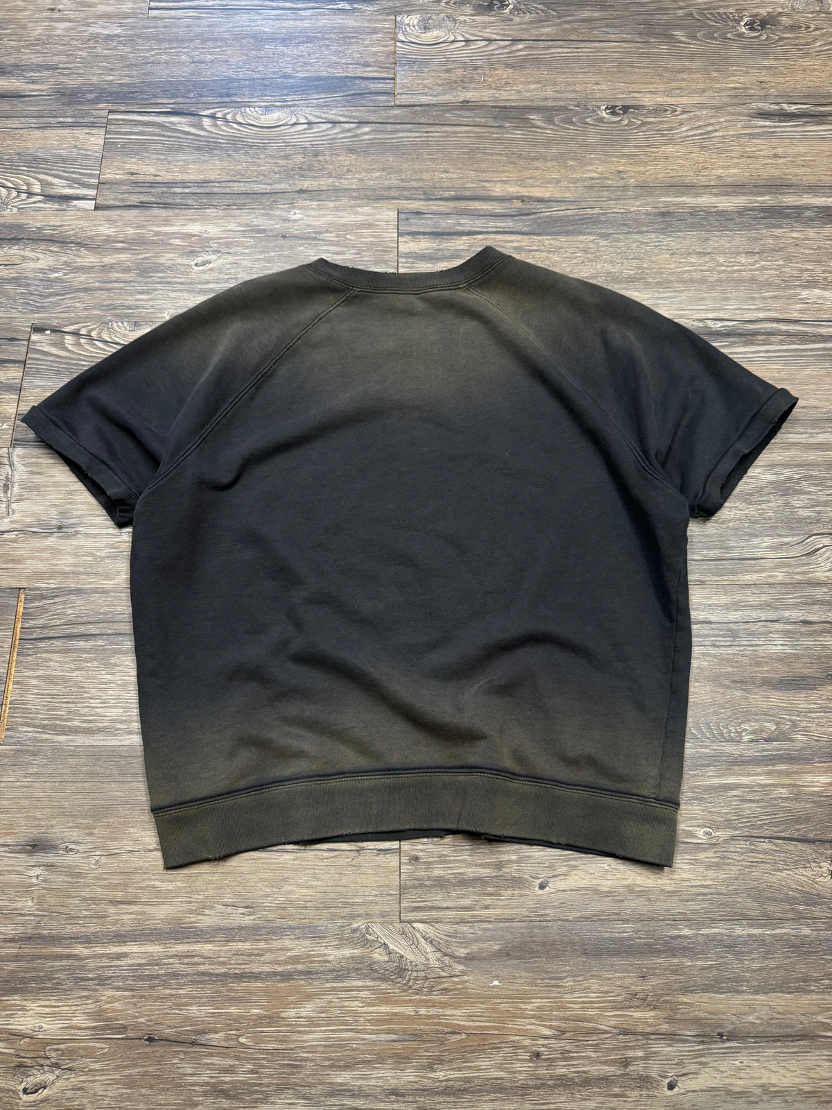 COACH SHRUNKEN RAGLAN CREWNECK T-SHIRT (L)