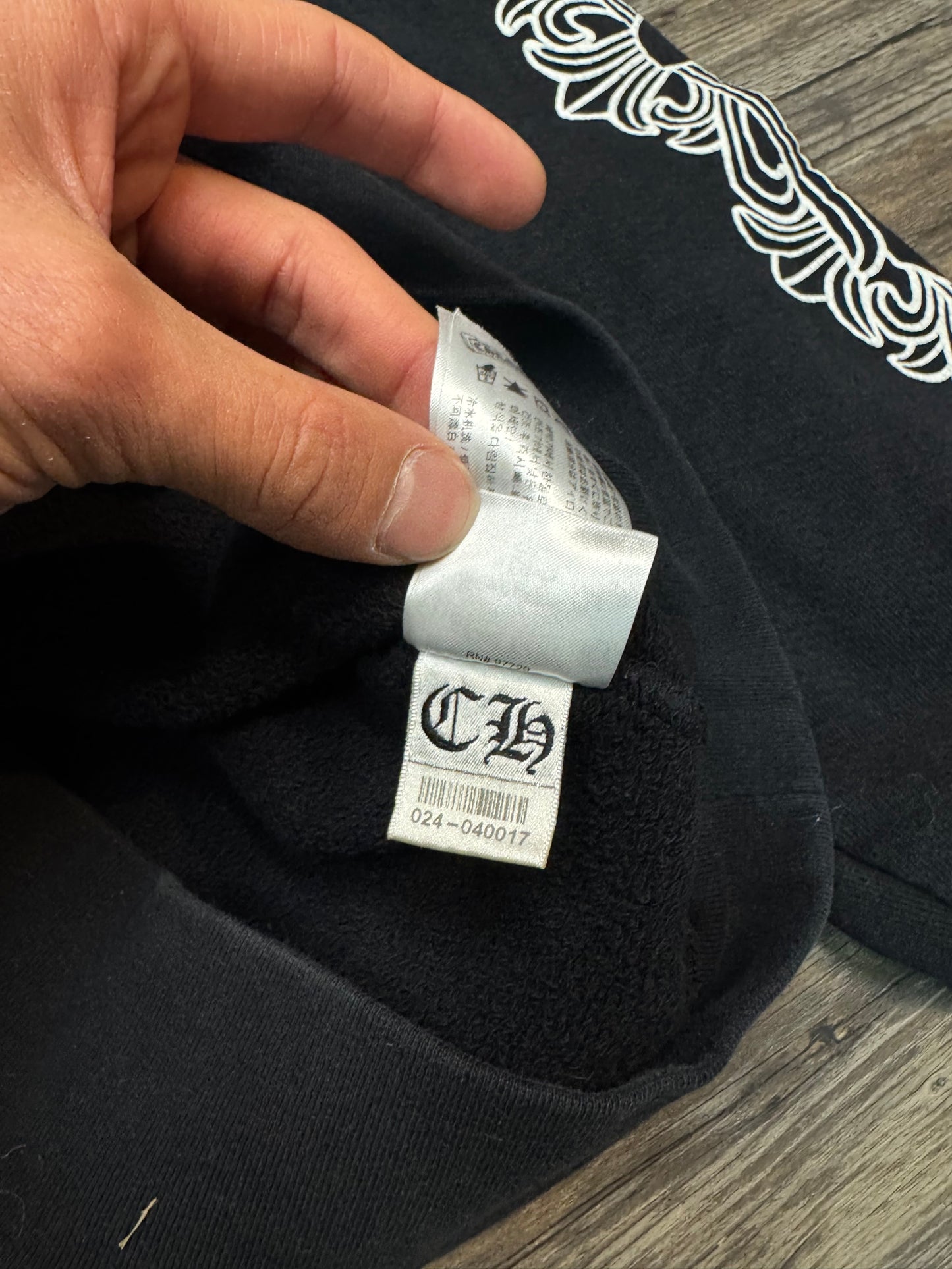 CHROME HEARTS X MATTY BOY FLORAL CHOMPER HOODIE (MEDIUM)