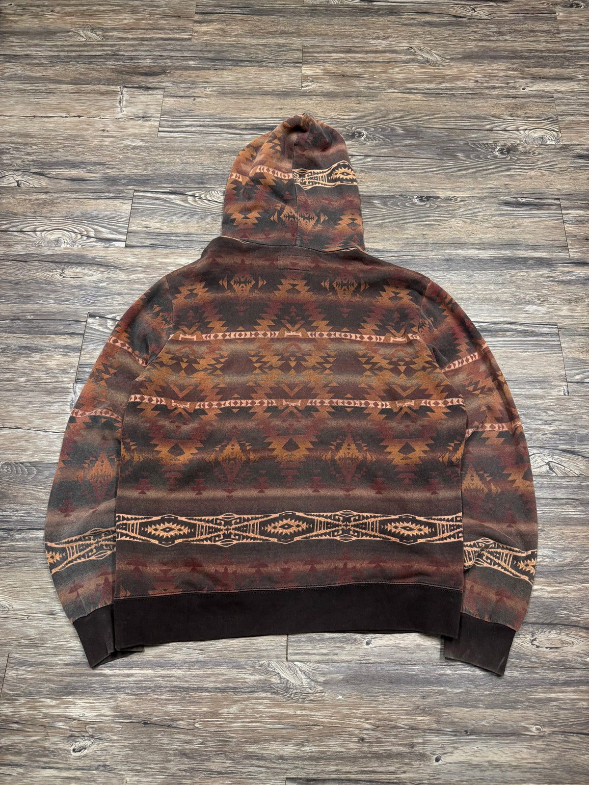POLO RALPH LAUREN DENIM & SUPPLY AZTEC HOODIE (L)
