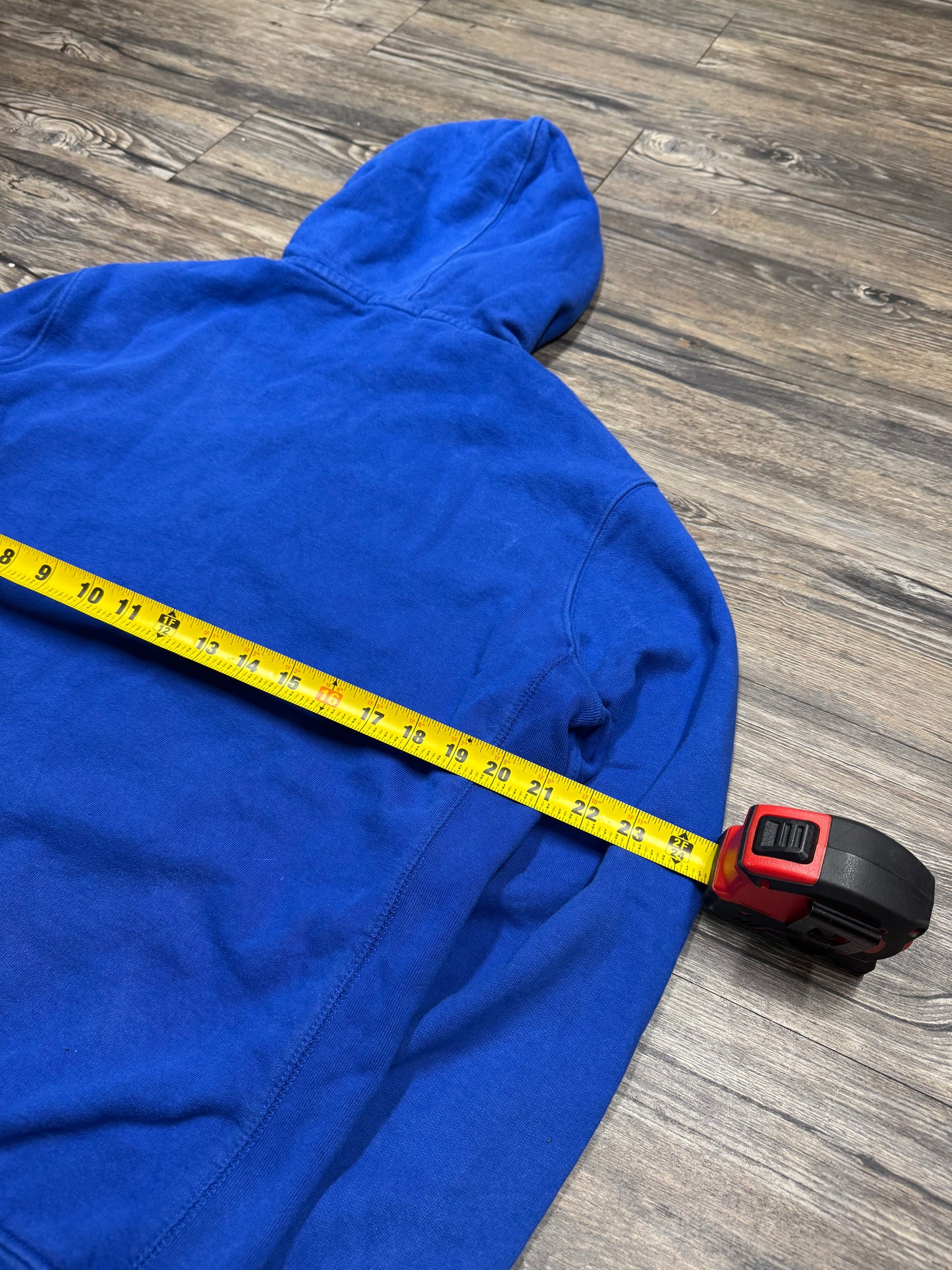 POLO RALPH LAUREN ‘ROYAL BLUE’ ZIP UP HOODED SWEATSHIRT (M)