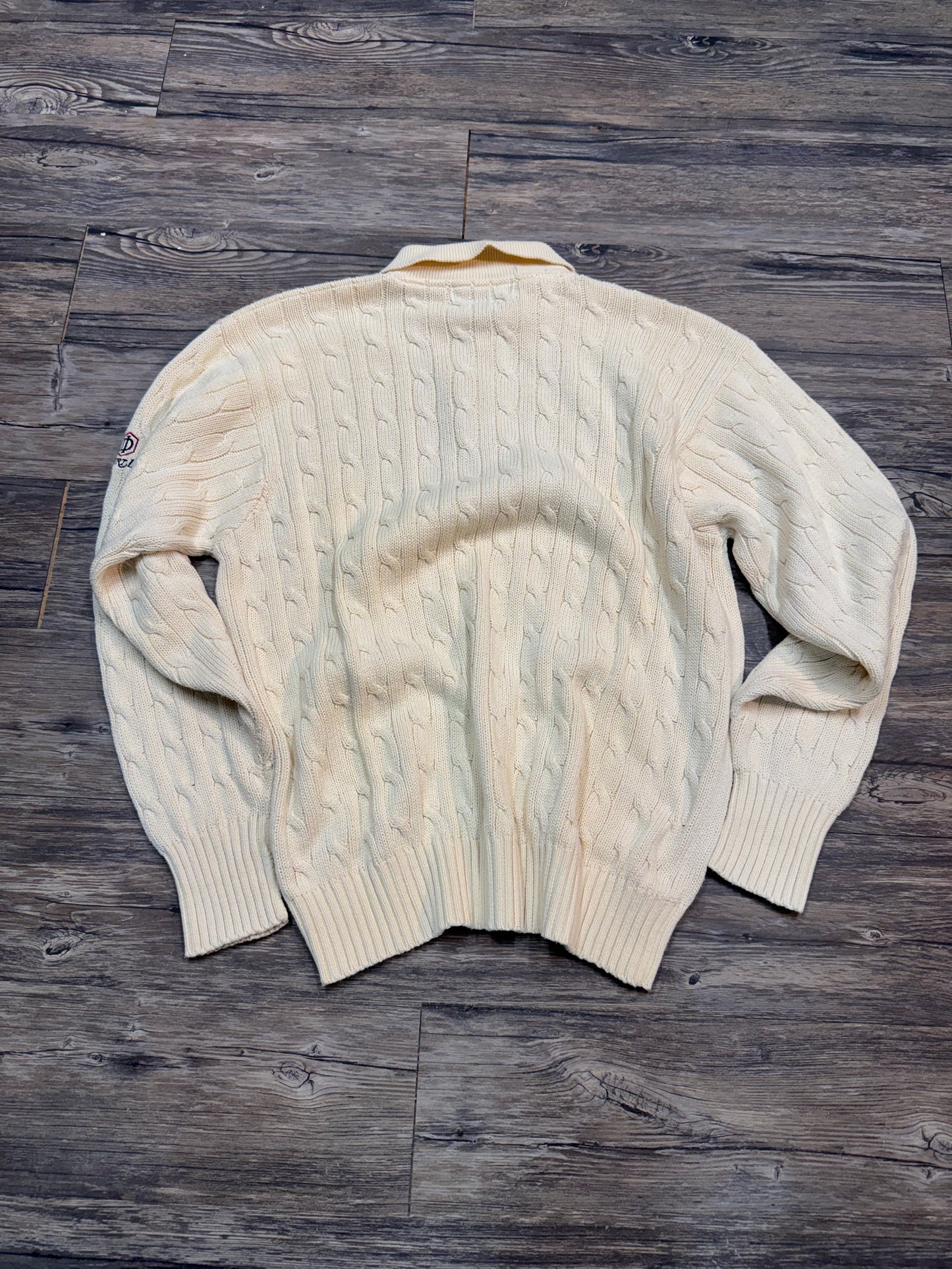 POLO RALPH LAUREN CABLE-KNIT POLO (L)