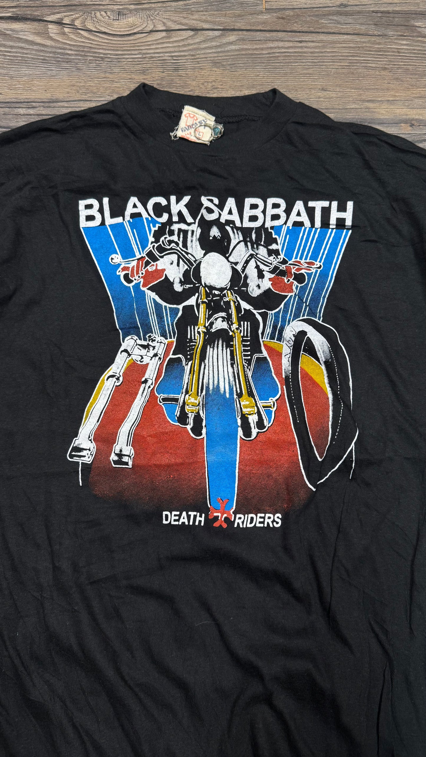 VINTAGE BLACK SABBATH TOUR TEE (L)
