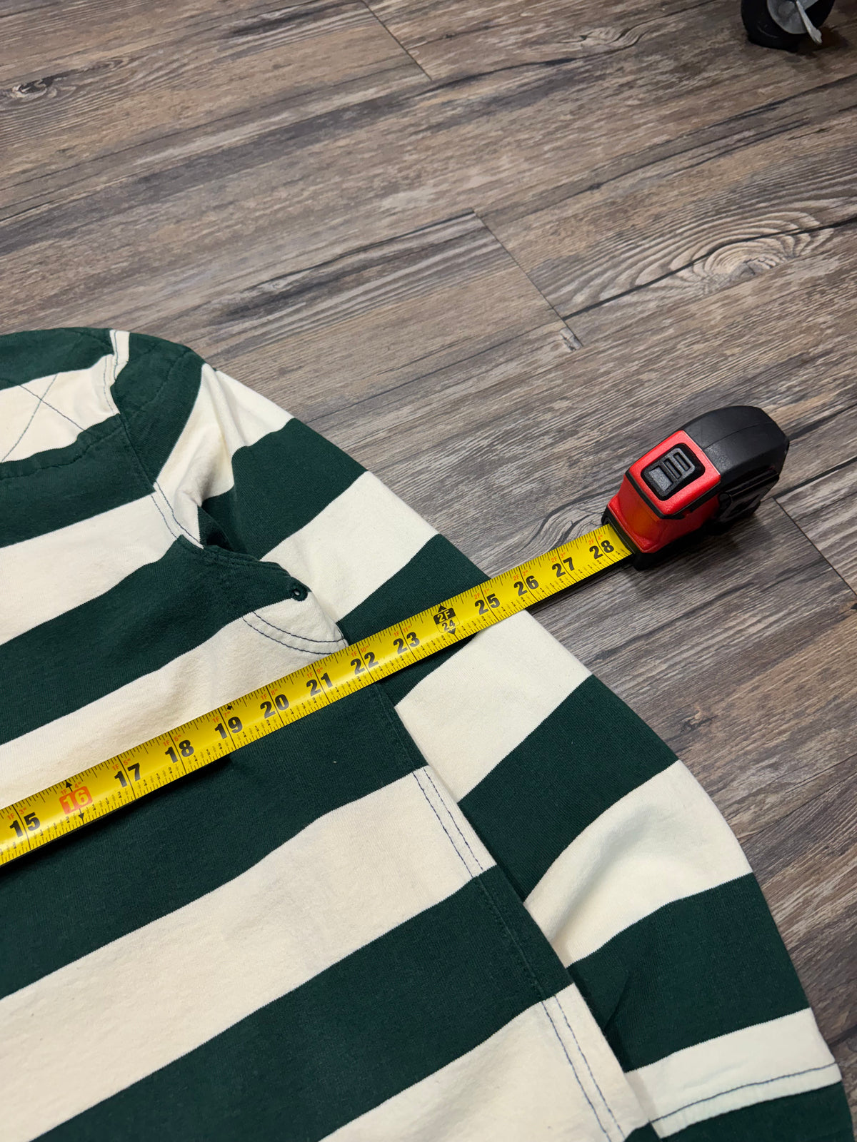 POLO RALPH LAUREN STRIPED RUGBY SHIRT (XL)