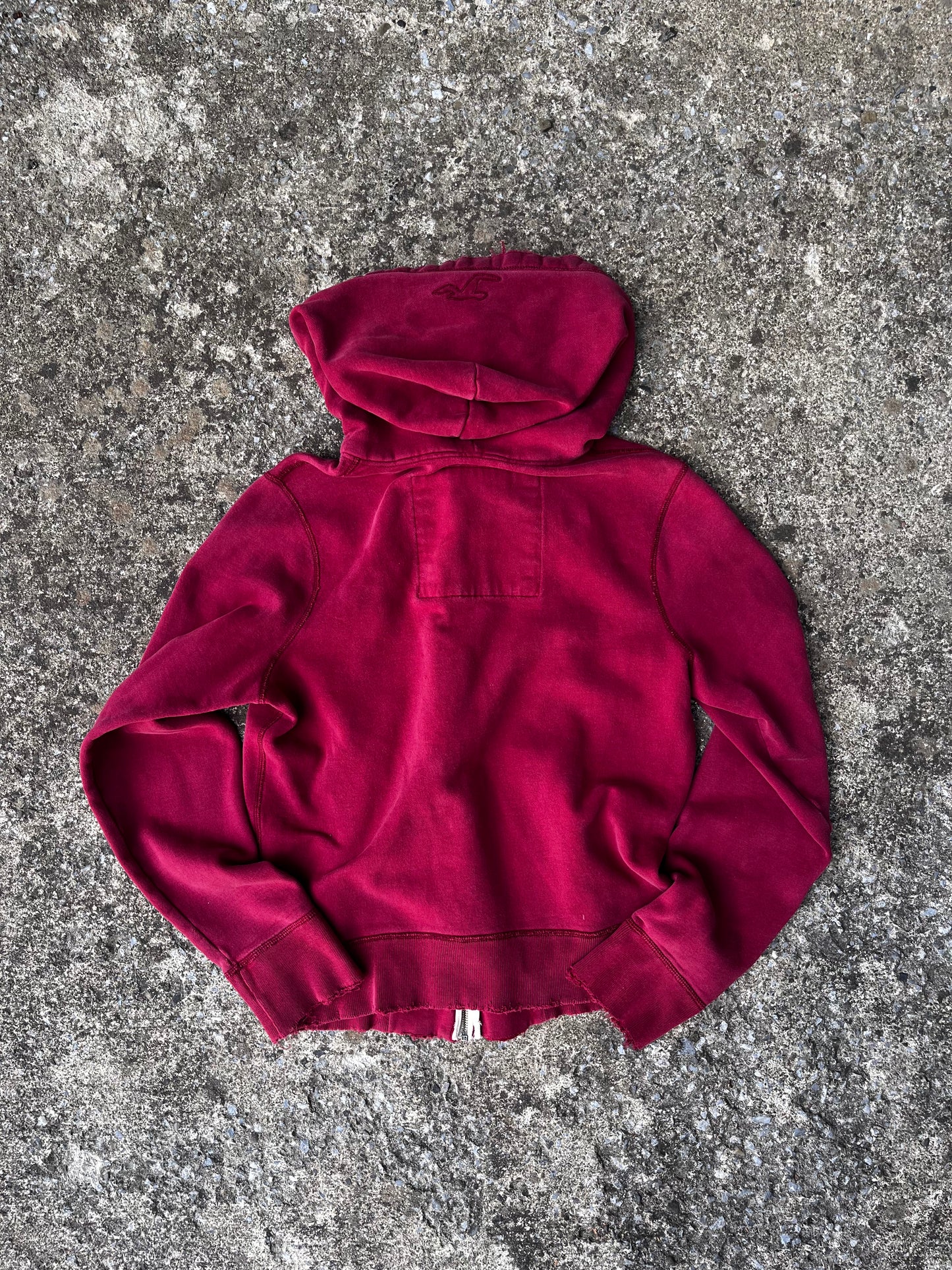Y2K HOLLISTER DELMAE ZIP-UP HOODIE (MEDIUM)