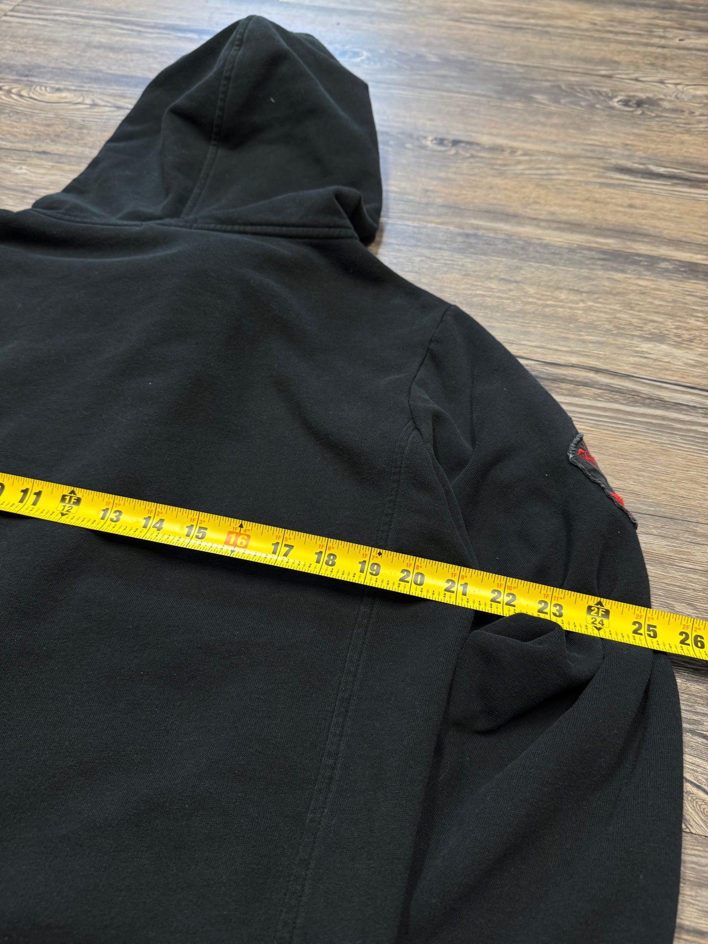 RALPH LAUREN ARMY SIDE-ZIP HOODIE (M)