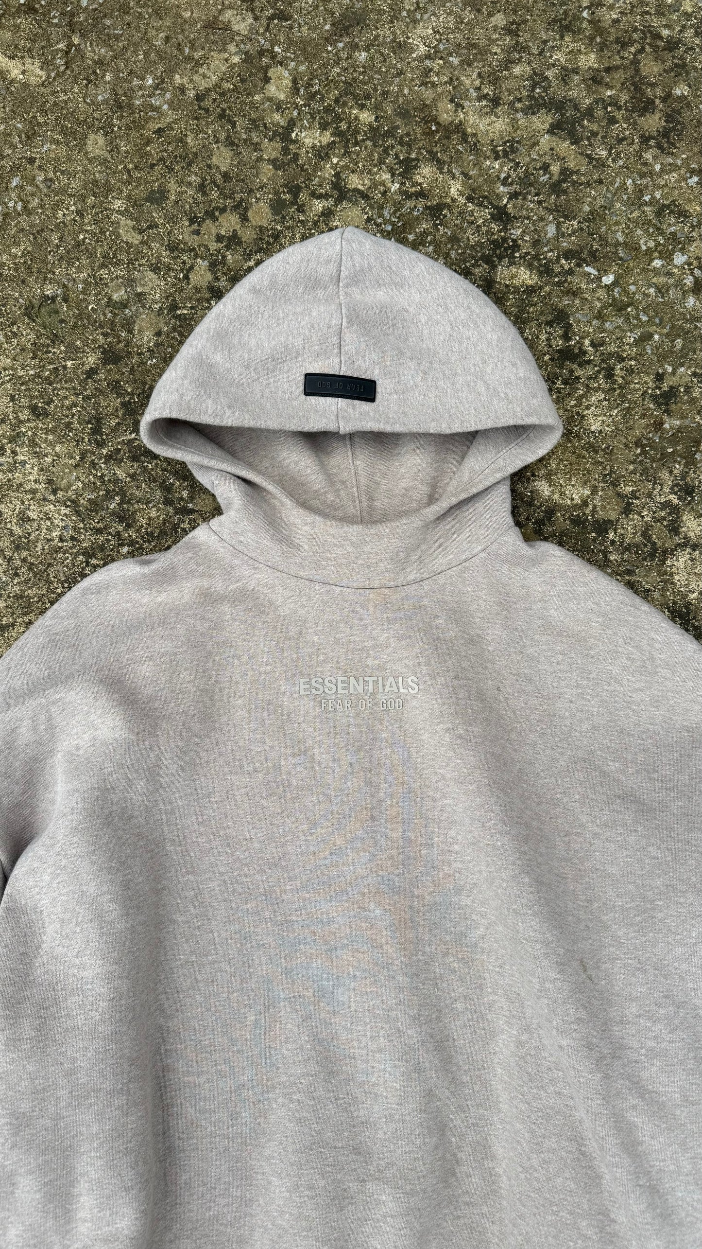 ESSENTIALS HOODIE OATMEAL (M)
