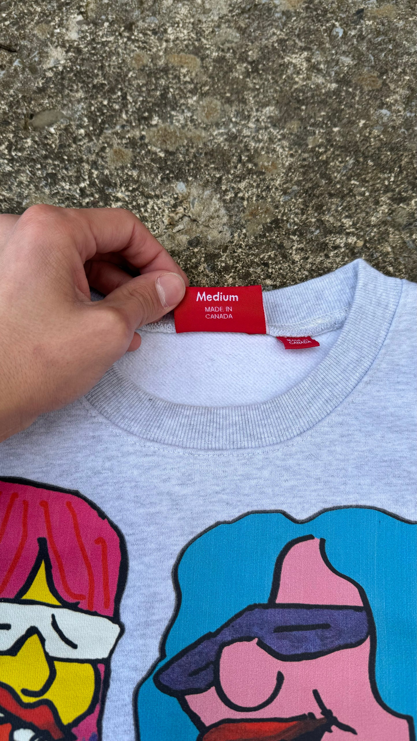 SUPREME GONZ FACES CREWNECK (M)