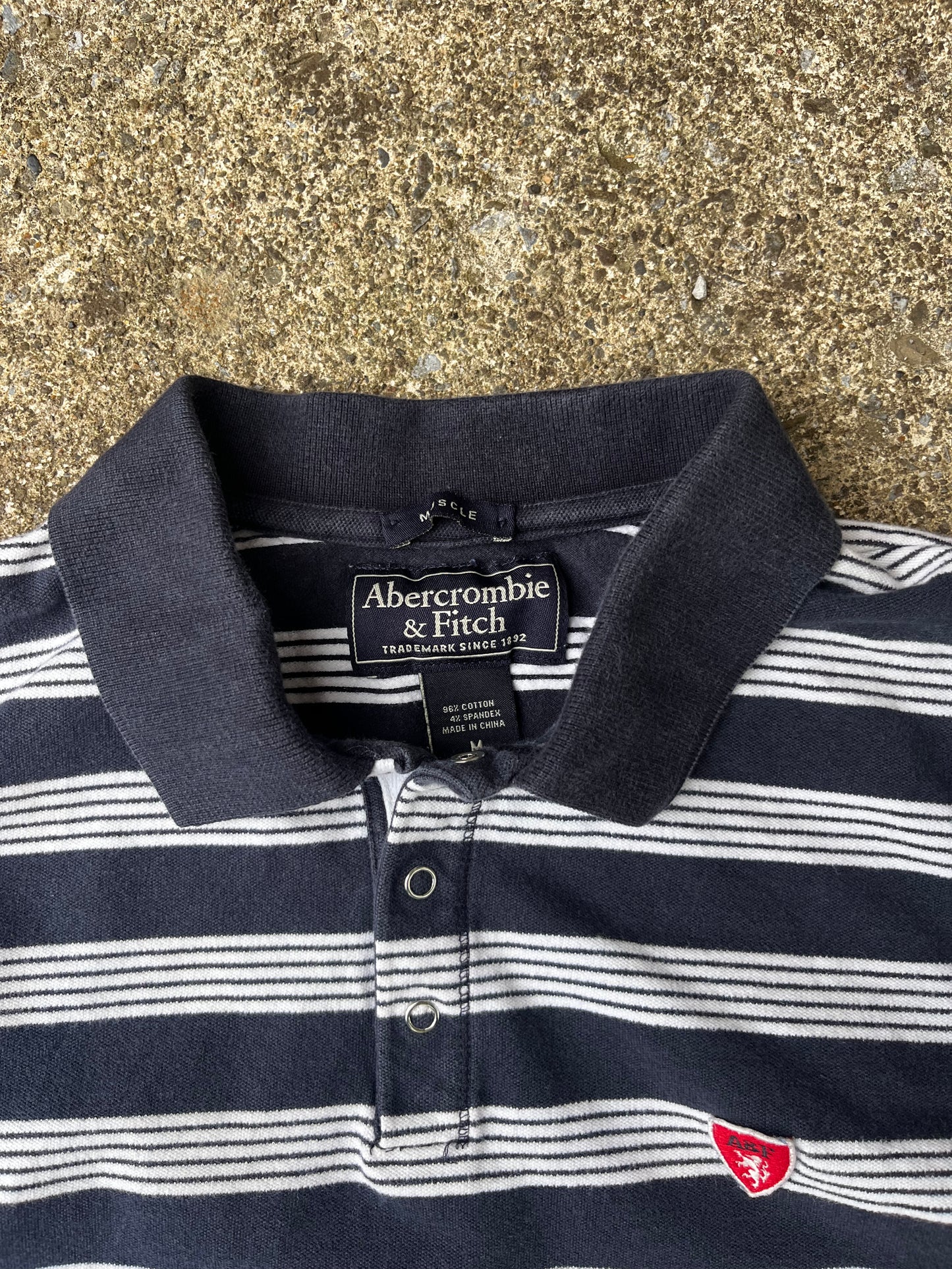 Y2K ABERCROMBIE AND FITCH POLO (M)