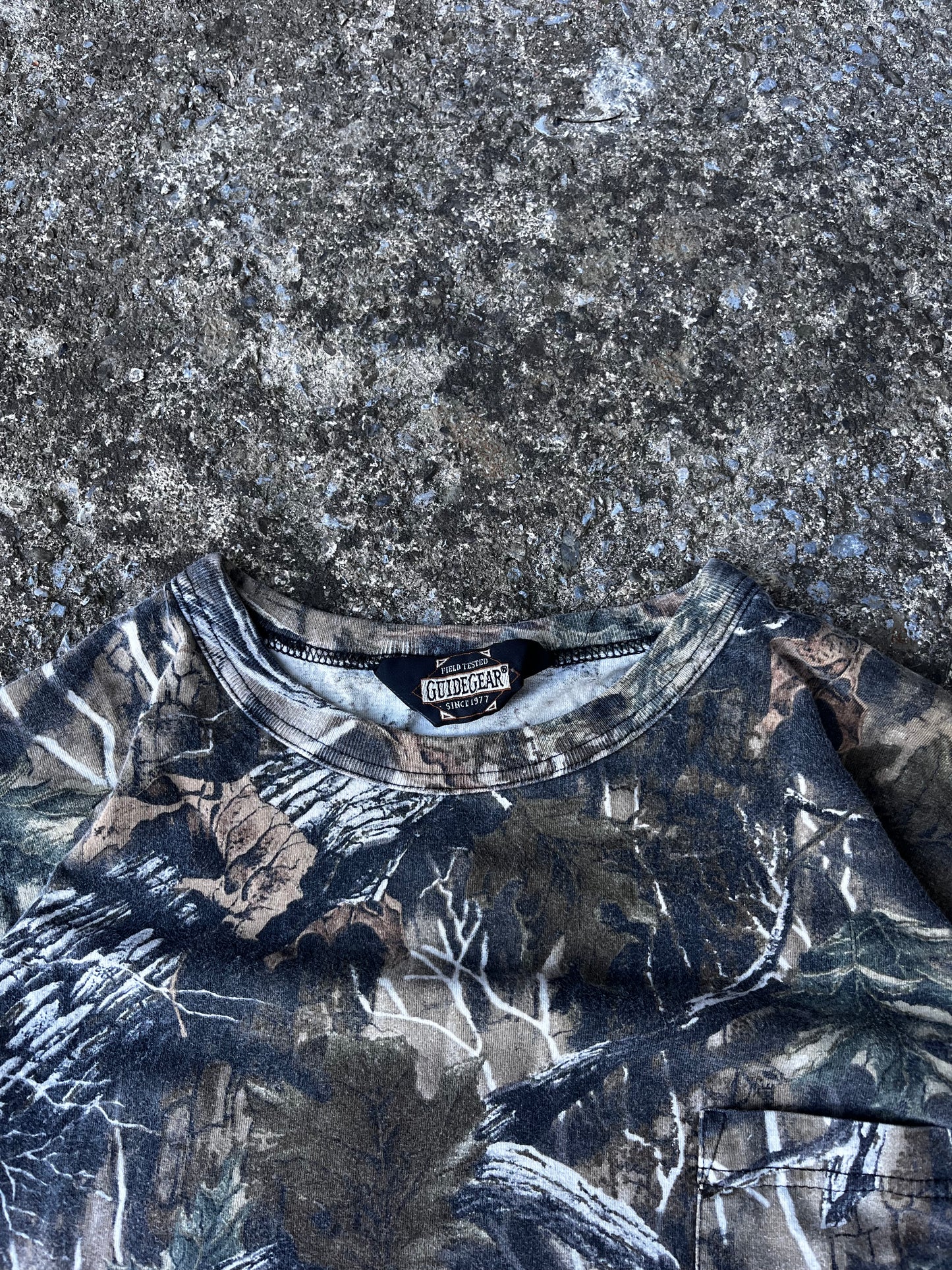 VINTAGE CAMO LONGSLEEVE TEE (L)