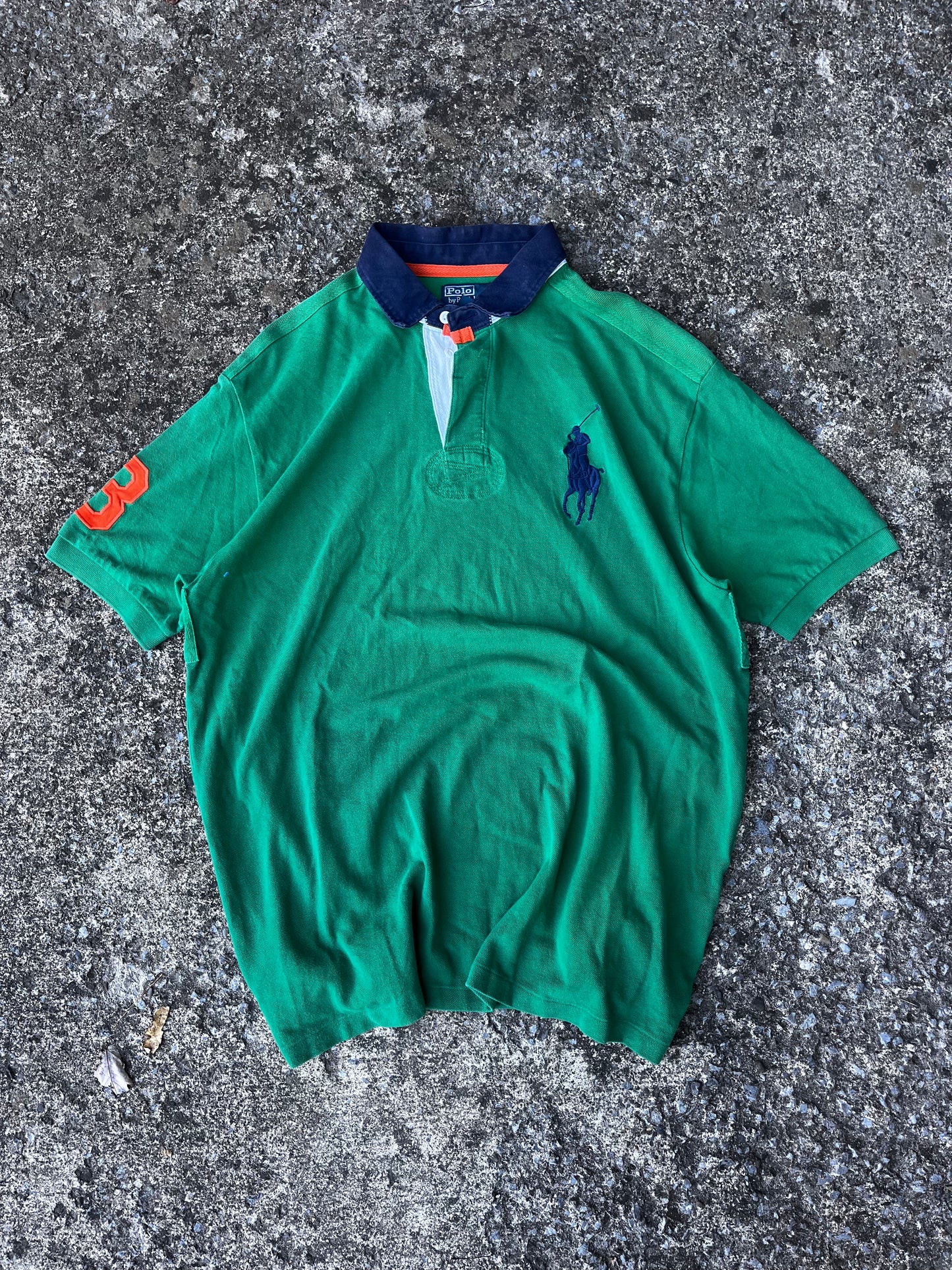 VINTAGE RALPH LAUREN BIG LOGO POLO (XL)