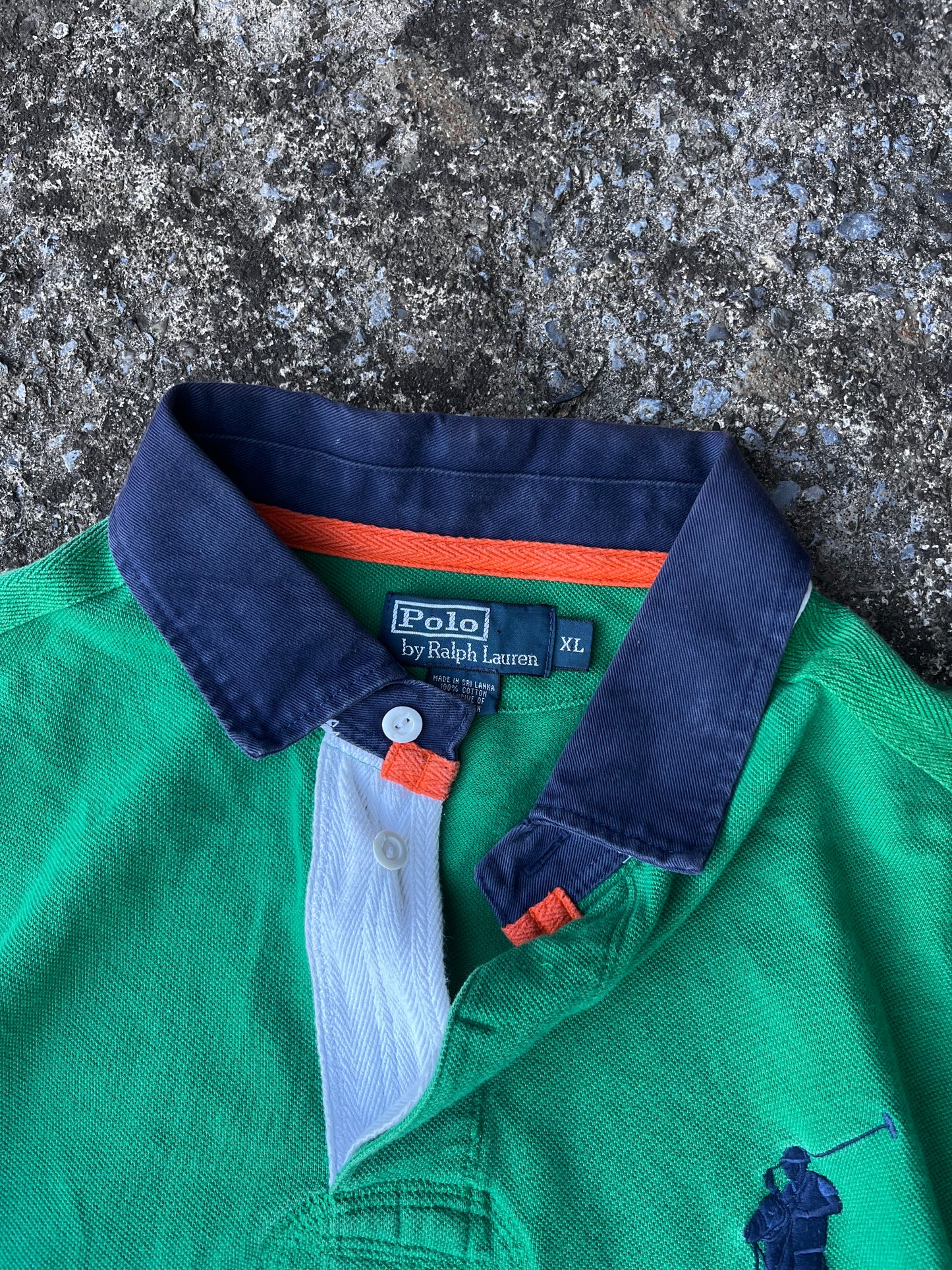 VINTAGE RALPH LAUREN BIG LOGO POLO (XL)