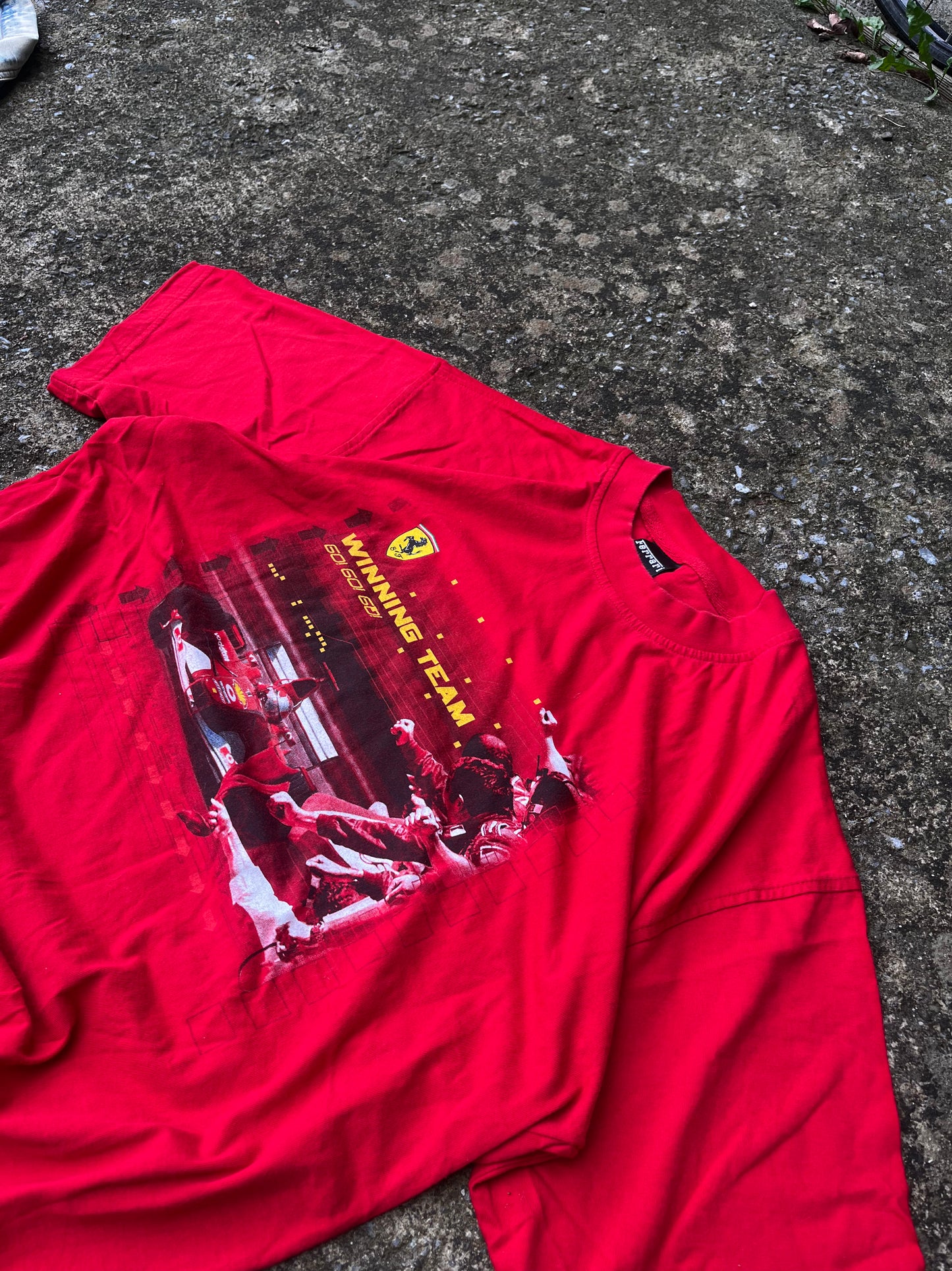 VINTAGE FERRARI RACING TEE (L)