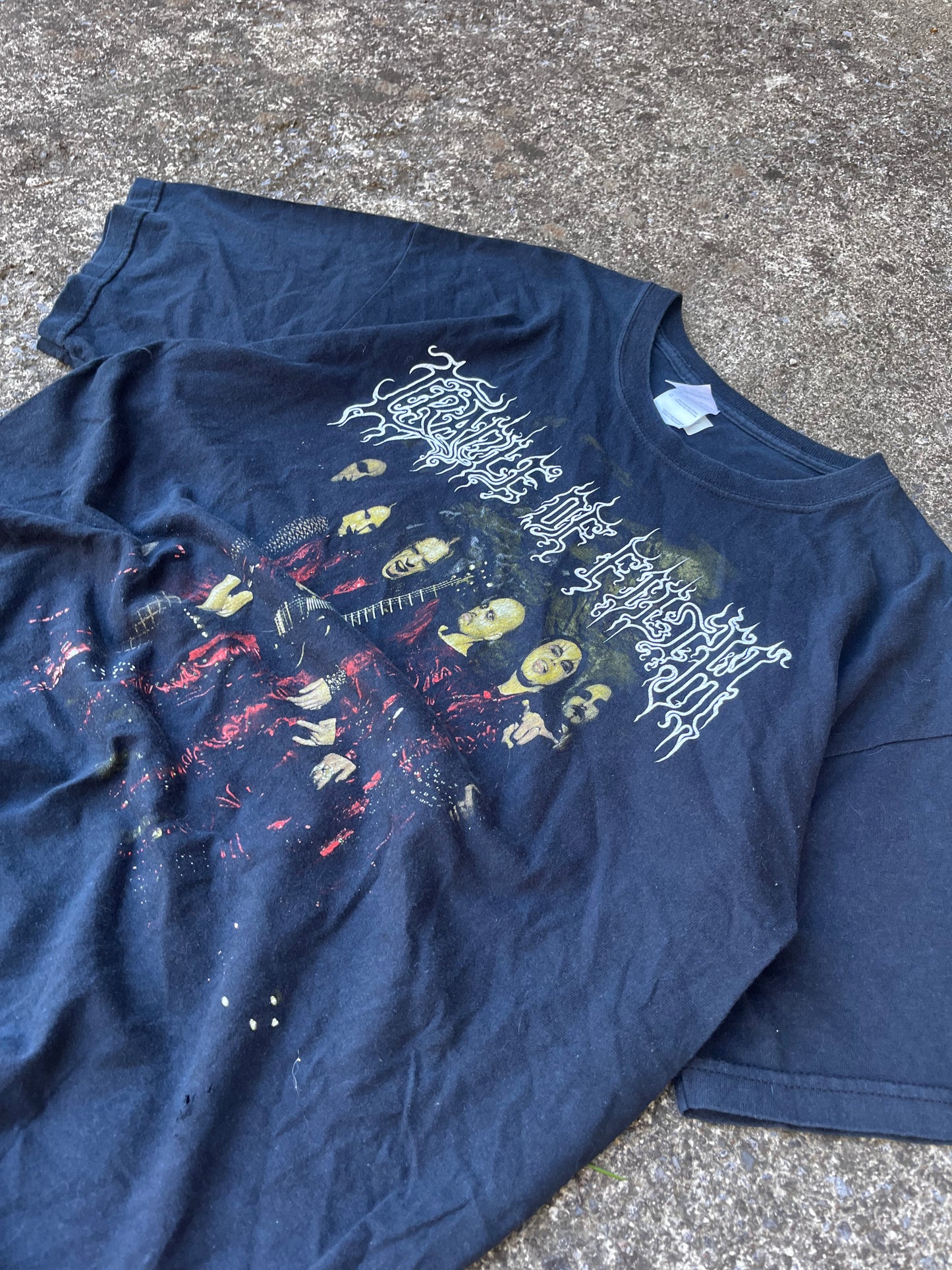 VINTAGE CRADLE OF FILTH BAND TEE (L)