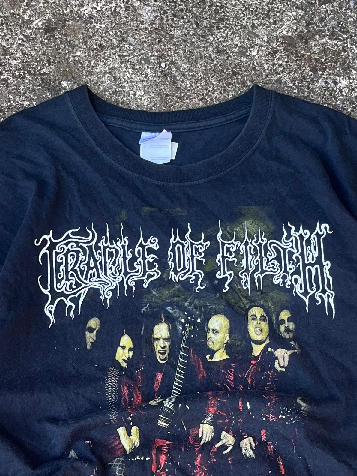 VINTAGE CRADLE OF FILTH BAND TEE (L)