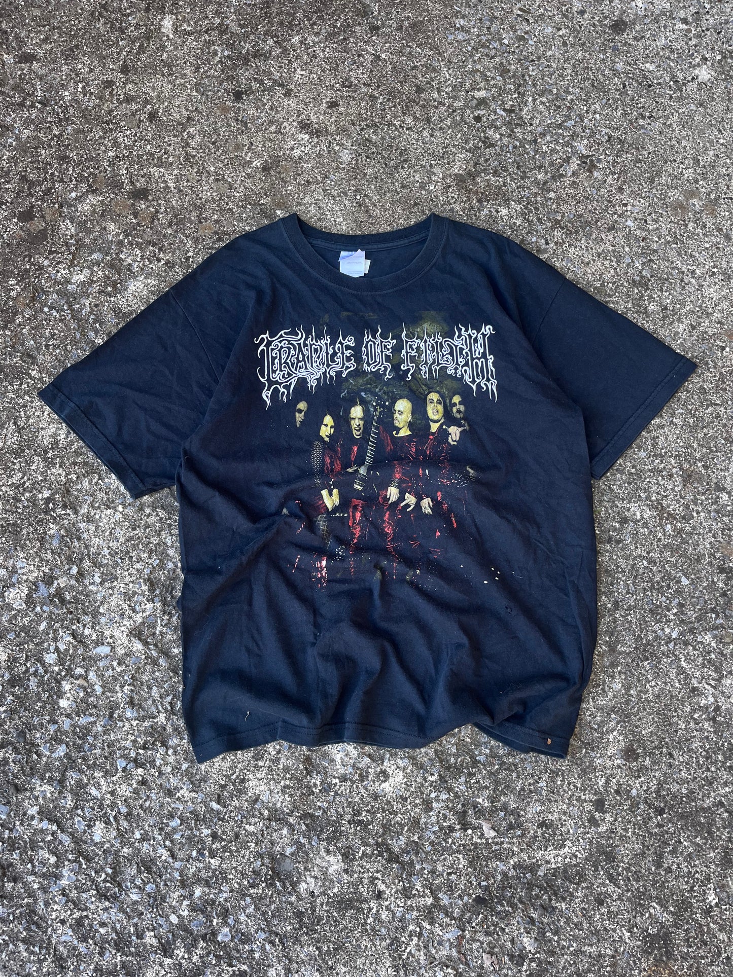 VINTAGE CRADLE OF FILTH BAND TEE (L)