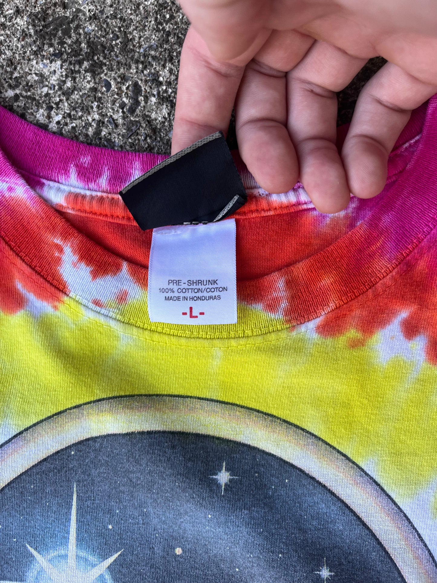 VINTAGE GRATEFUL DEAD LIQUID BLUE TEE (L)