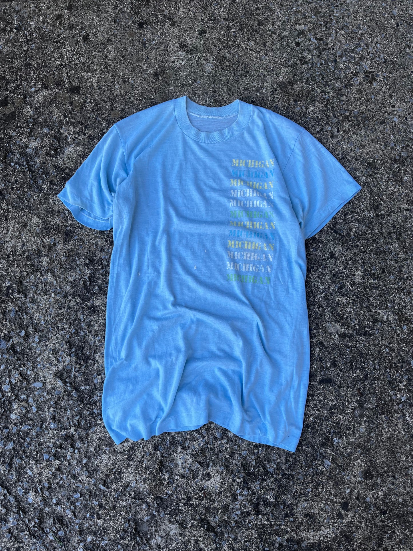 VINTAGE SINGLE STITCH MICHIGAN TEE (M)