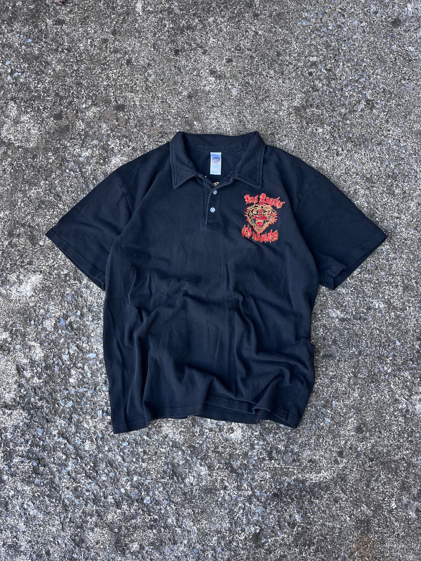 ED HARDY EMBROIDERED LOGO POLO (XXL)
