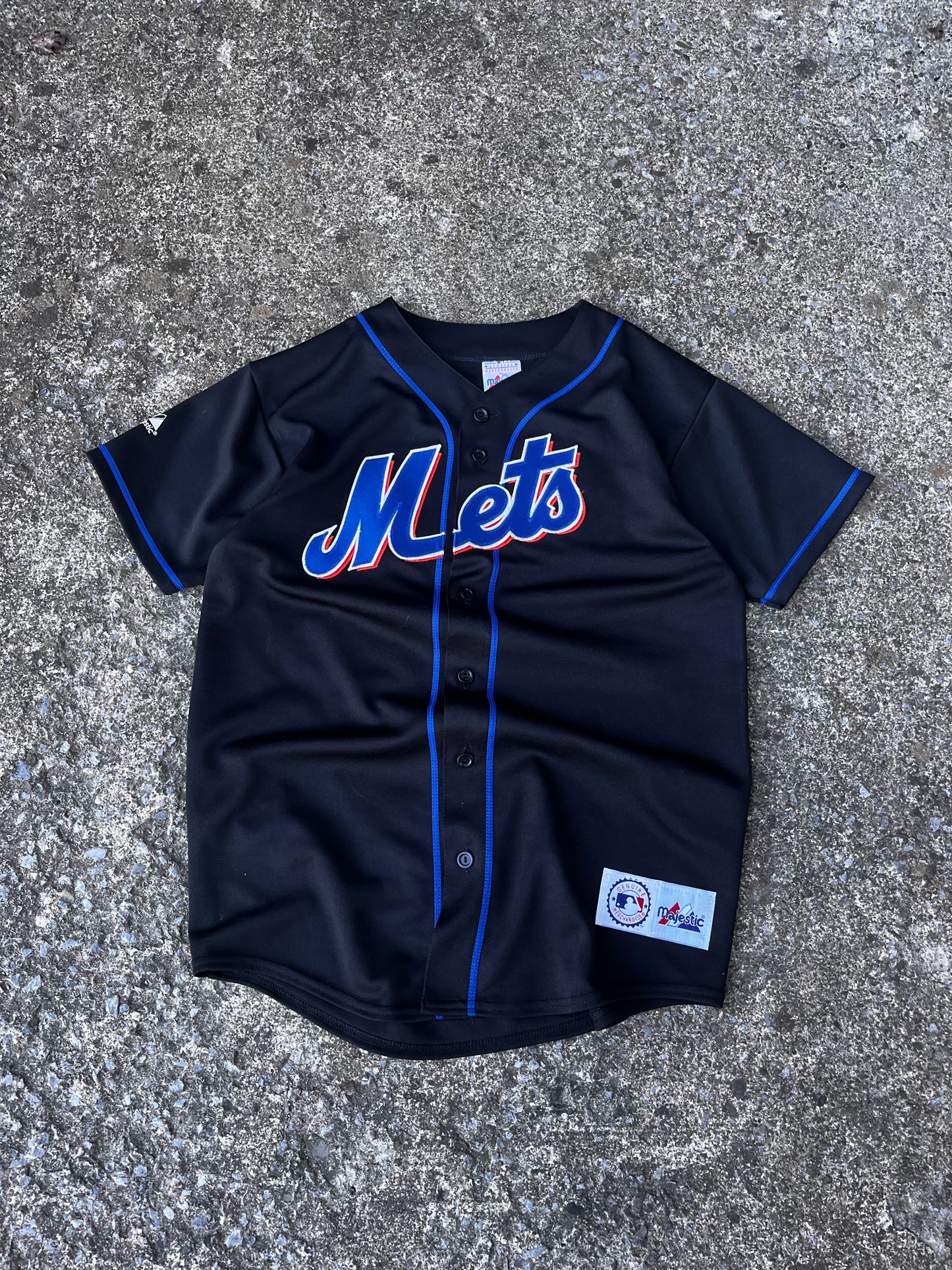 VINTAGE 1980S MAJESTIC METS JERSEY (XL)