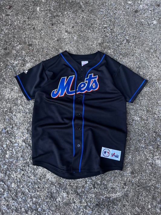 VINTAGE 1980S MAJESTIC METS JERSEY (XL)