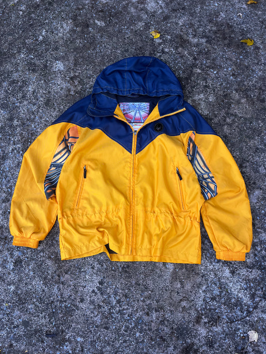 VINTAGE SPYDER MESH LINED HOODED JACKET (L)