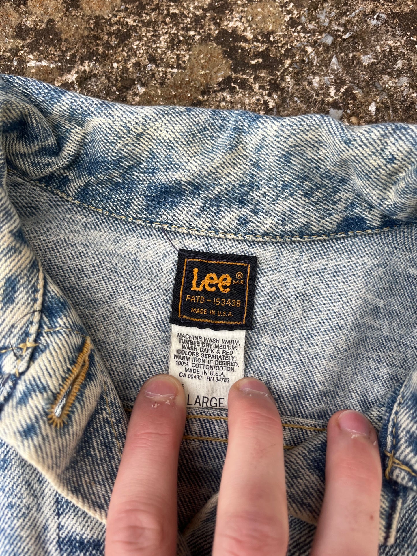 VINTAGE UNION MADE LEE RIDER'S DENIM JACKET (M)