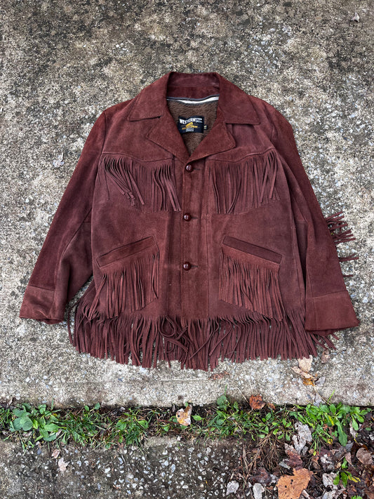 VINTAGE SEARS WESTERN FRINGE JACKET (M)