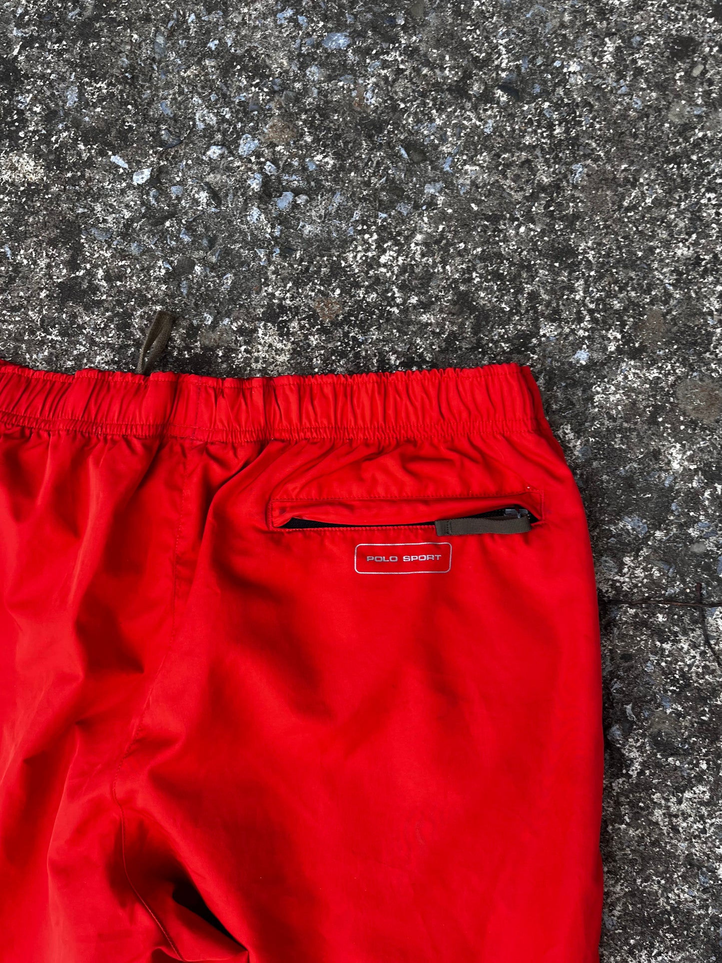 VINTAGE POLO SPORT TRACK PANTS (L)