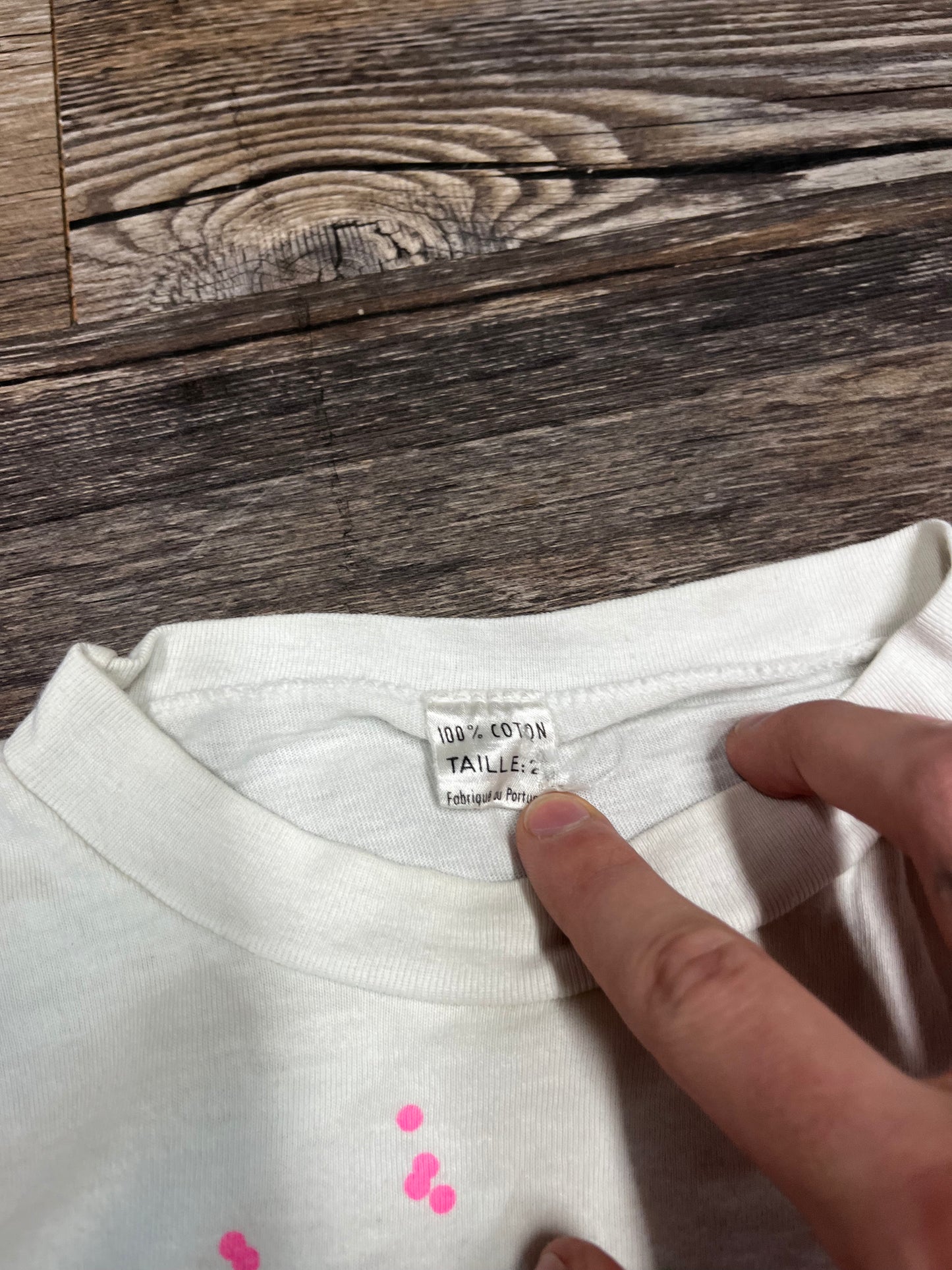 VINTAGE PARIS TOURISM TEE (L)