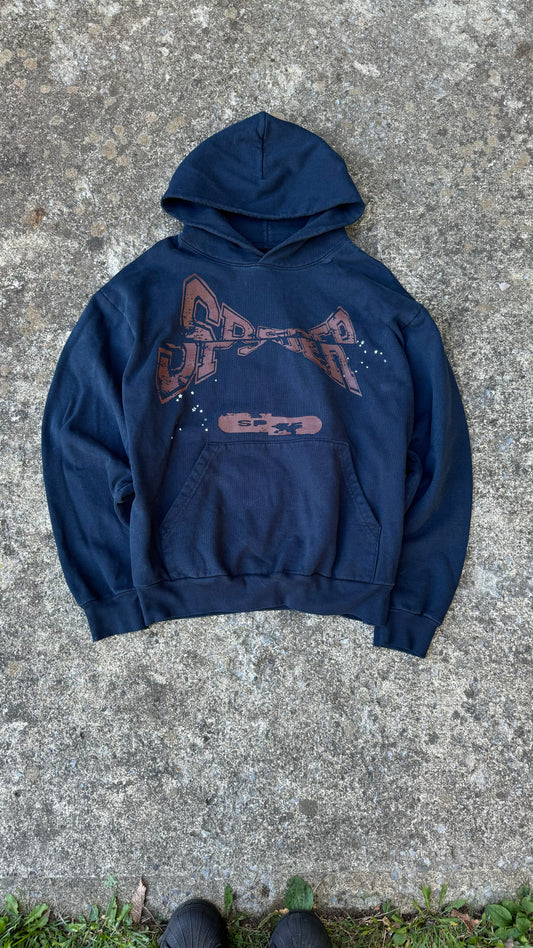 SP5DER INTERNATIONAL PANELED LOGO HOODIE (L)