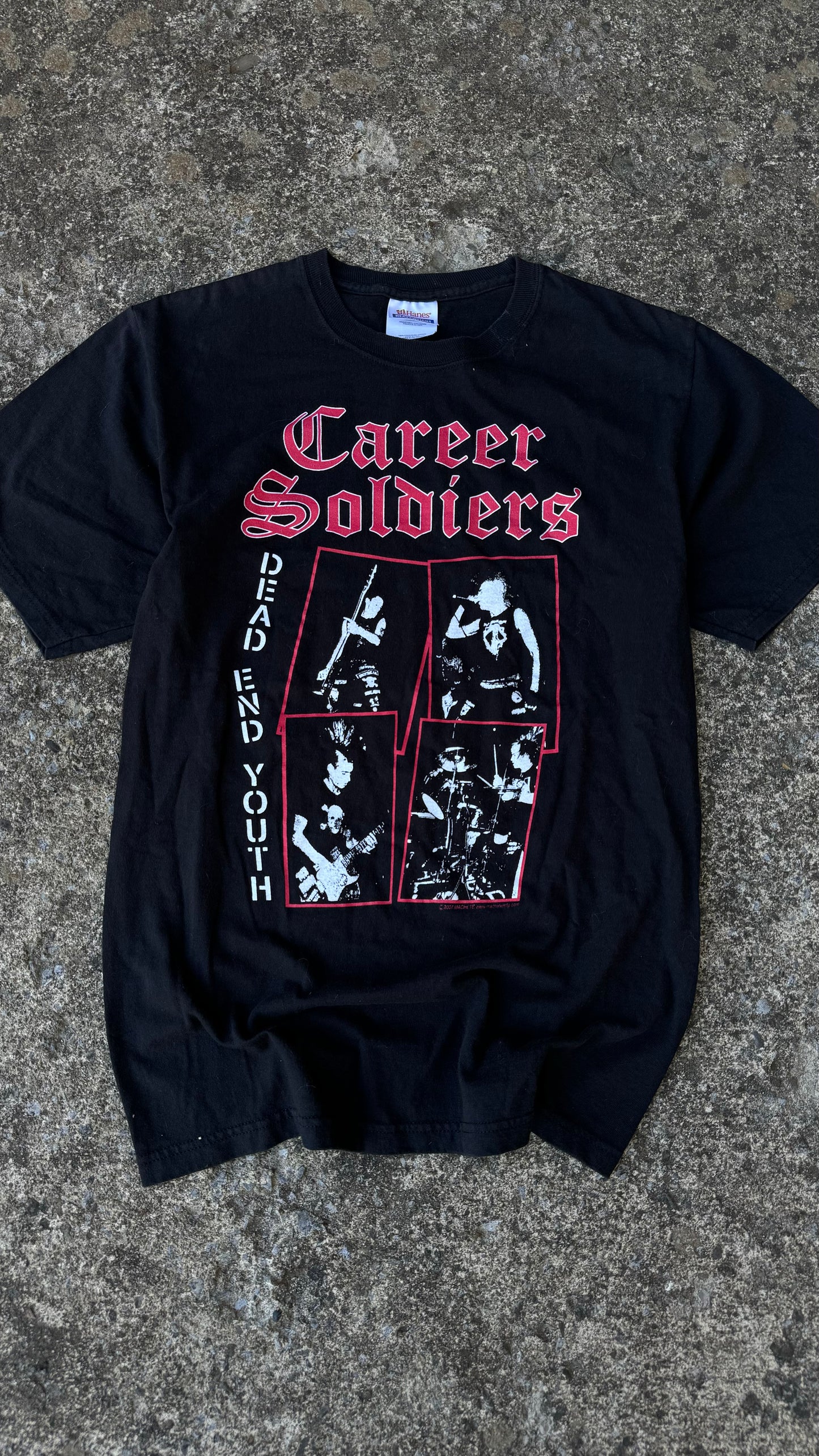 VINTAGE CAREER SOLDIERS BAND TEE (M)