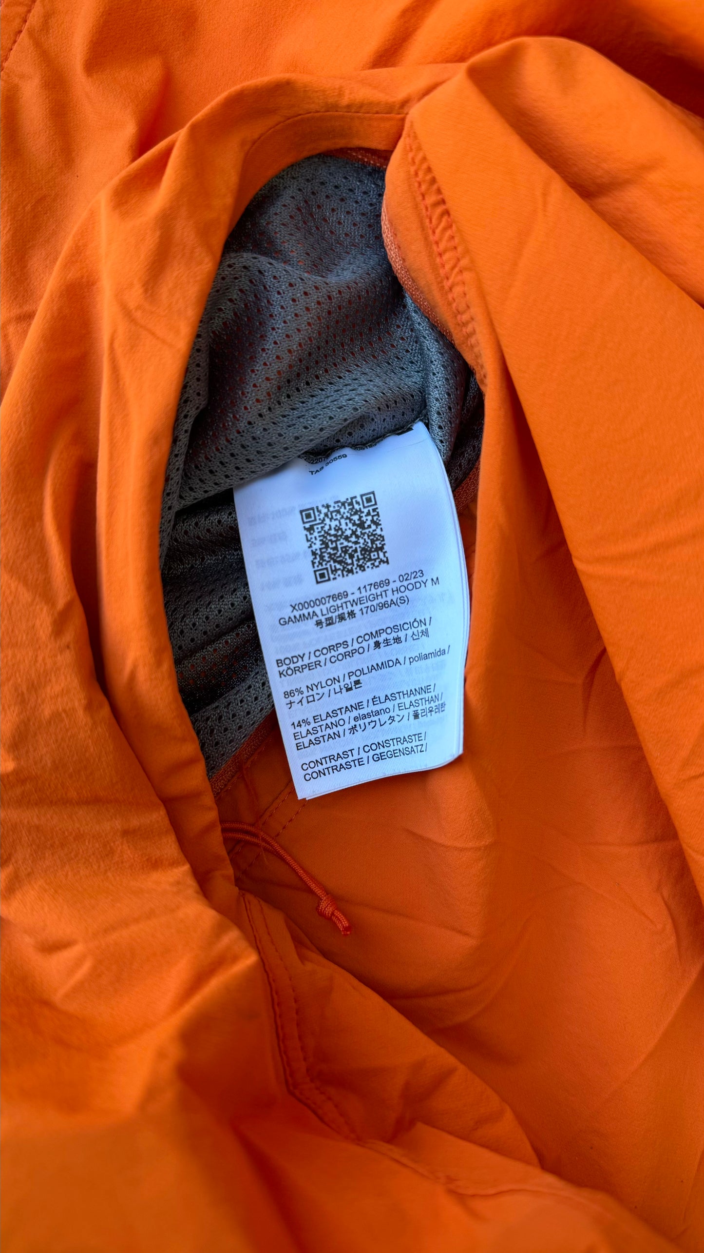 ARC'TERYX WINDBREAKER SHELL JACKET (S)