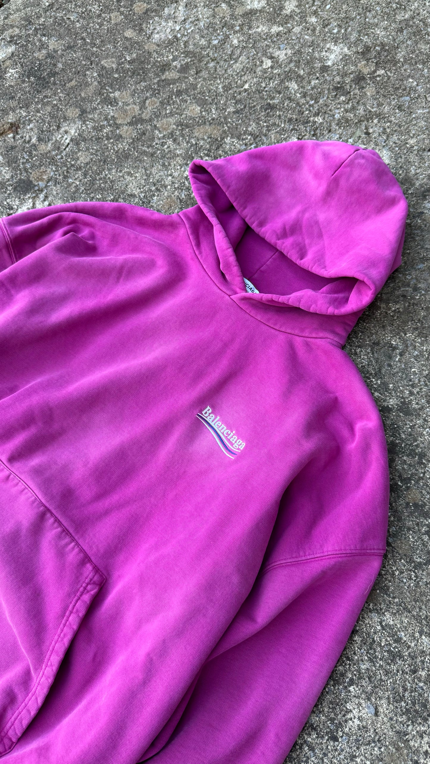BALENCIAGA CAMPAIGN LOGO HOODIE (L)
