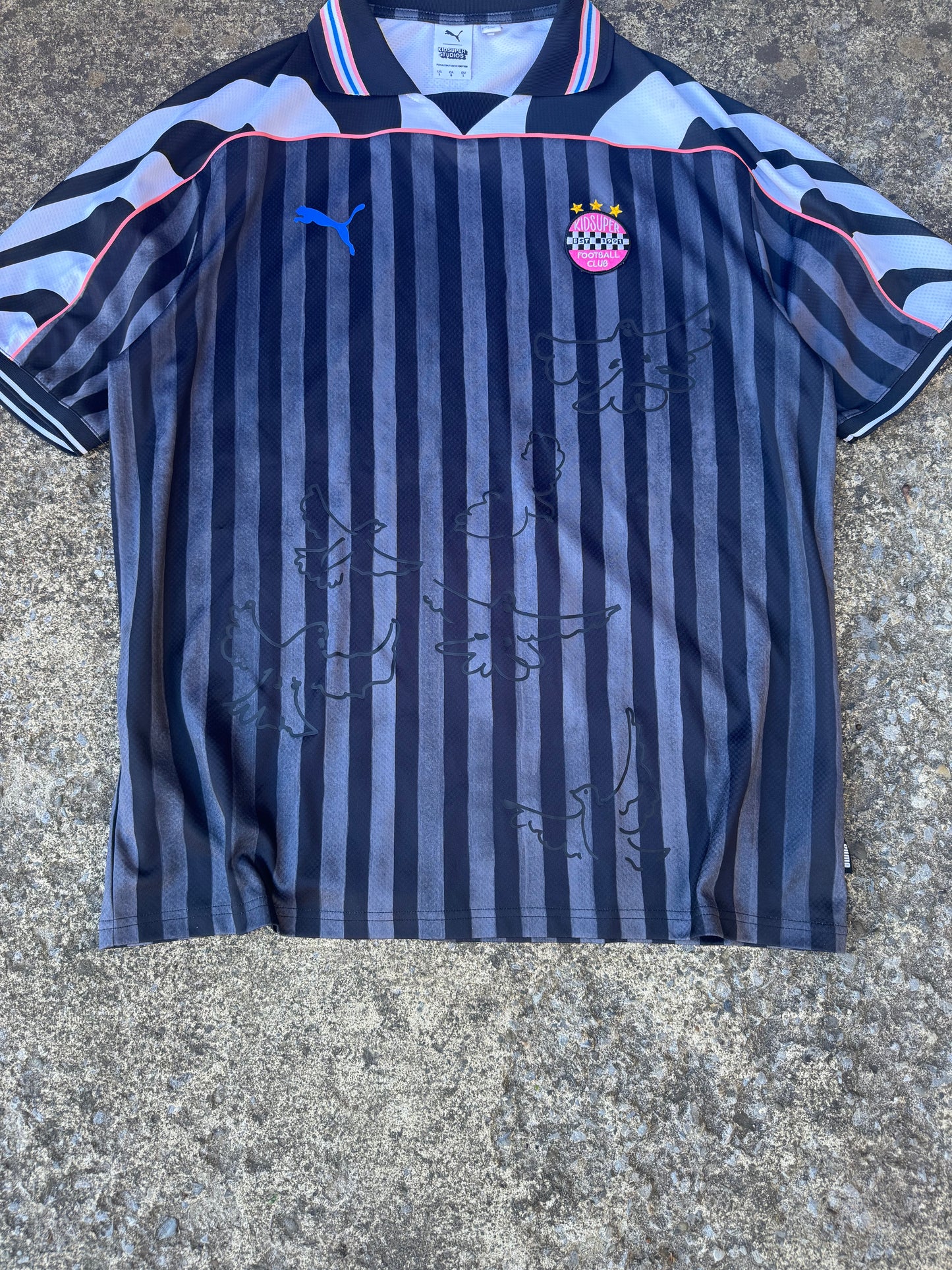 KIDSUPER PUMA COLLARED SOCCER KIT (L)