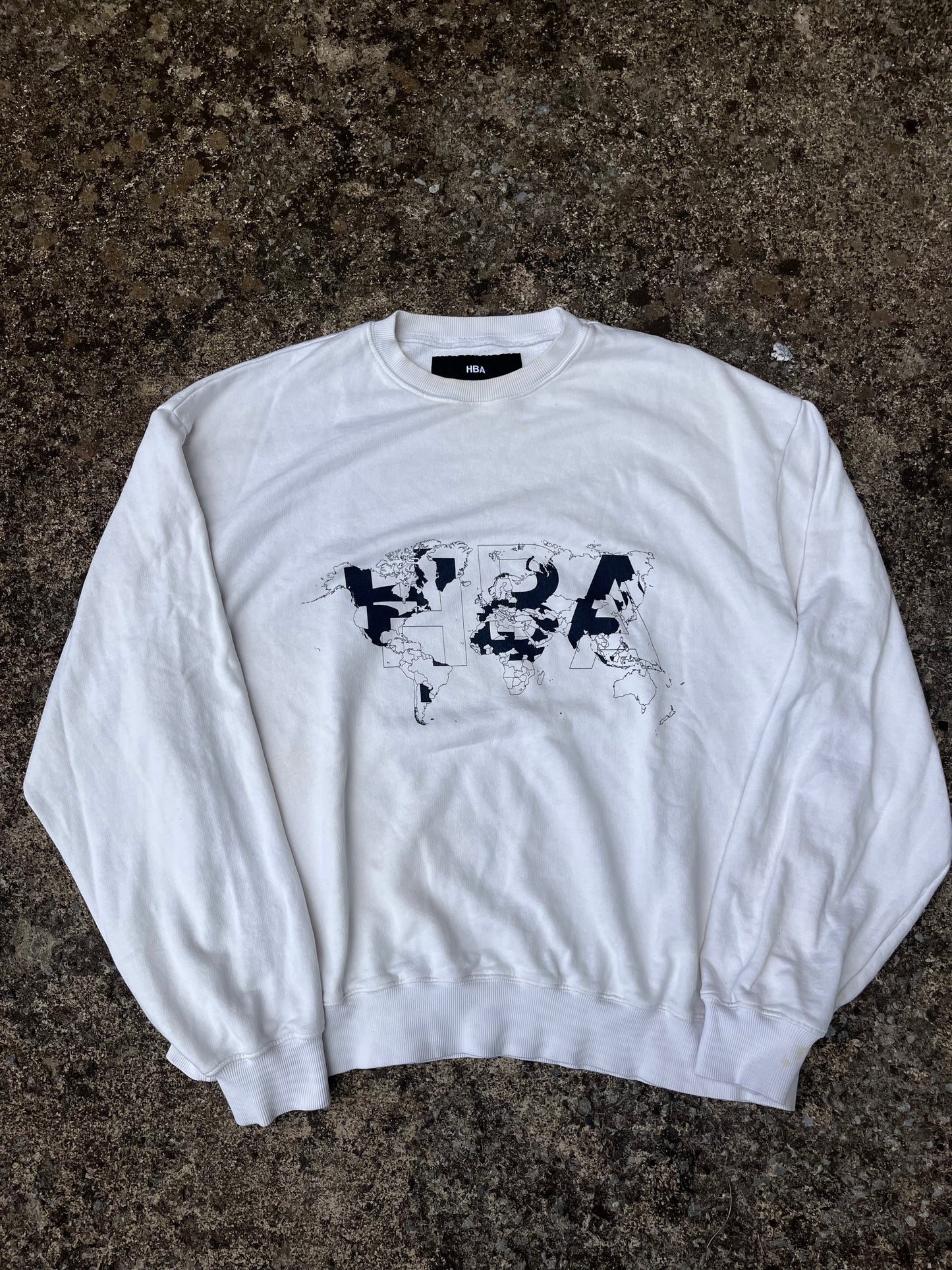 HOOD BY AIR 'MAP' SWEATSHIRT (XL)
